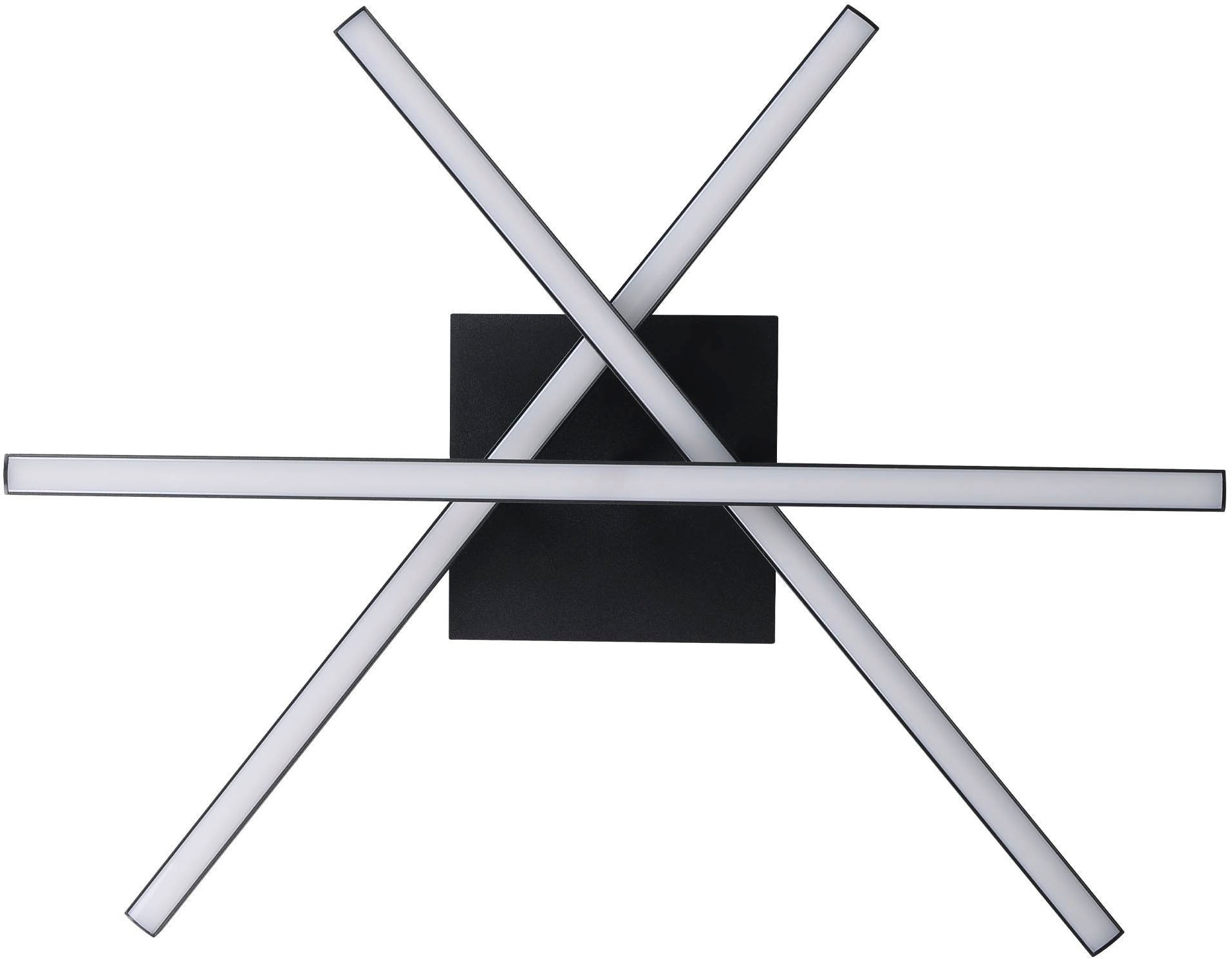 EGLO Deckenleuchte »Lasana 3 Deckenlampe, Wohnzimmerlampe, Stahl und Kunststoff, Lampe« LED-Modul 1 Stk. Warmweiß