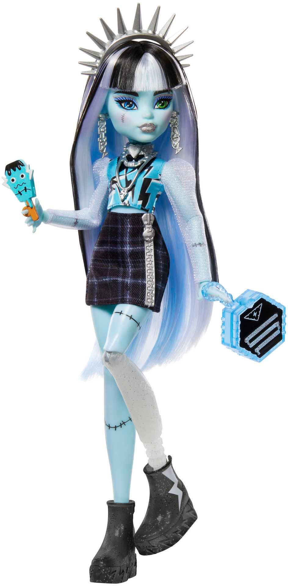 Mattel® Anziehpuppe »Monster High, Verborgene Schätze: Frankie Stein, Fearidescent-Serie«