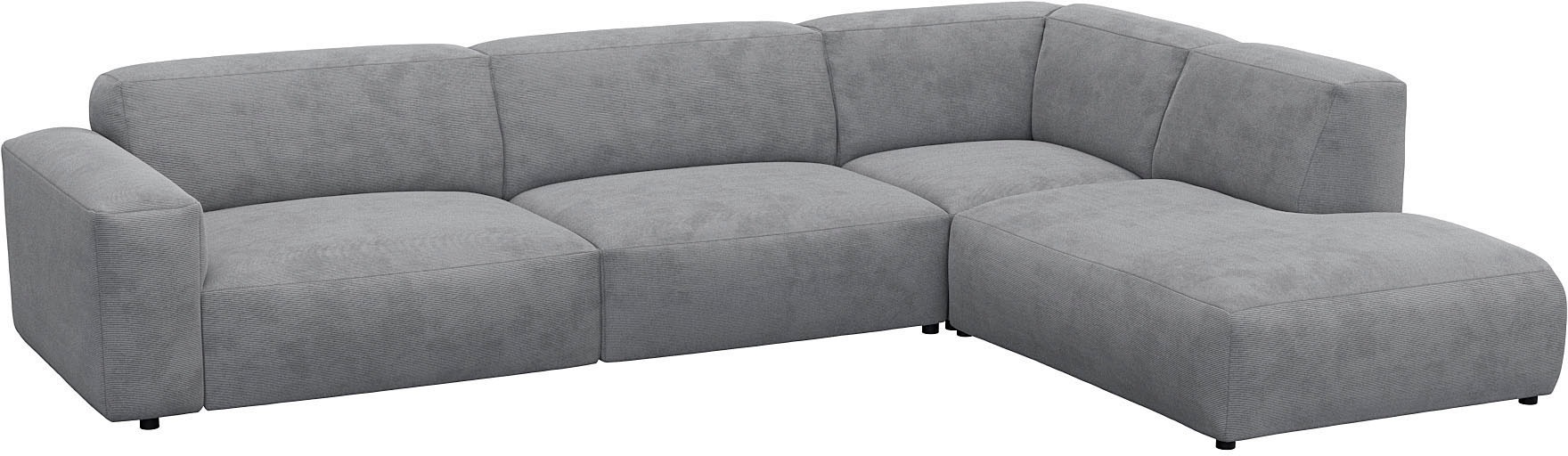 FLEXLUX Ecksofa "Lucera, super bequem durch hochwertigen Sitzaufbau mit Kal günstig online kaufen
