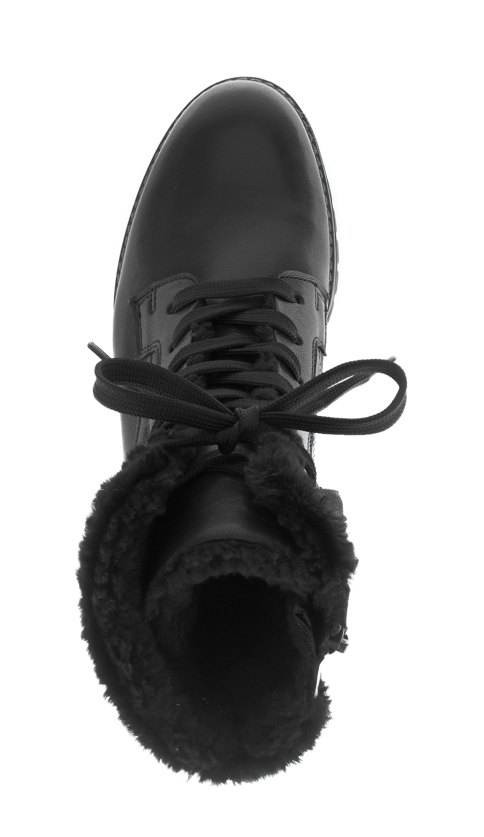 Gabor Winterstiefelette »GENUA«, Blockabsatz, Winterboots mit Teddyplüsch-Kragen, Weite G (= weit)