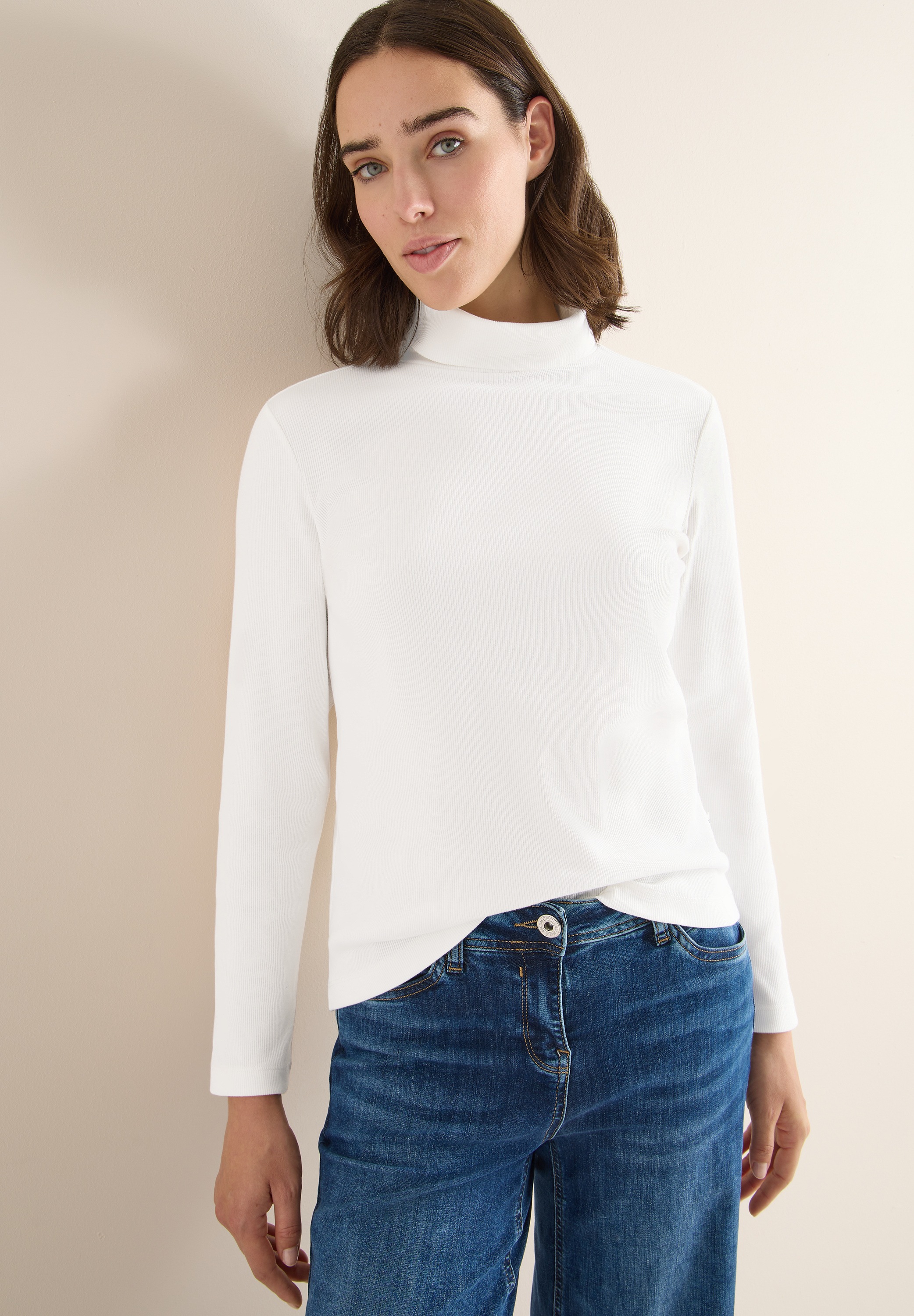 Cecil Langarmshirt mit Turtleneck günstig online kaufen