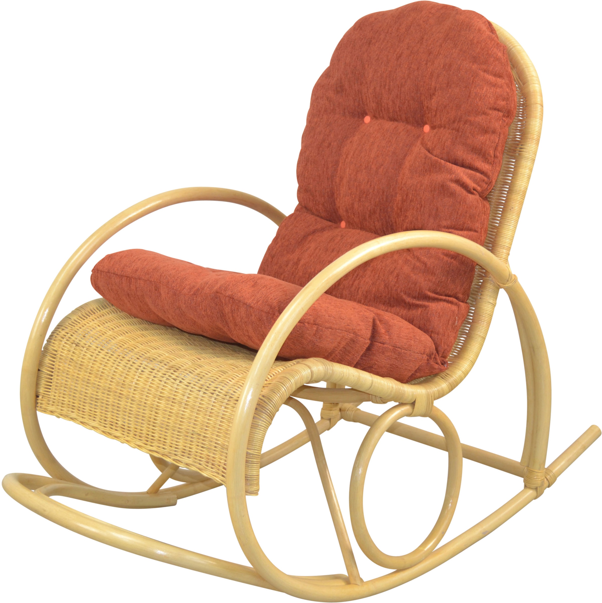 HOFMANN LIVING AND MORE Schaukelsessel 1 Stk. tlg. Handgeflochten günstig online kaufen