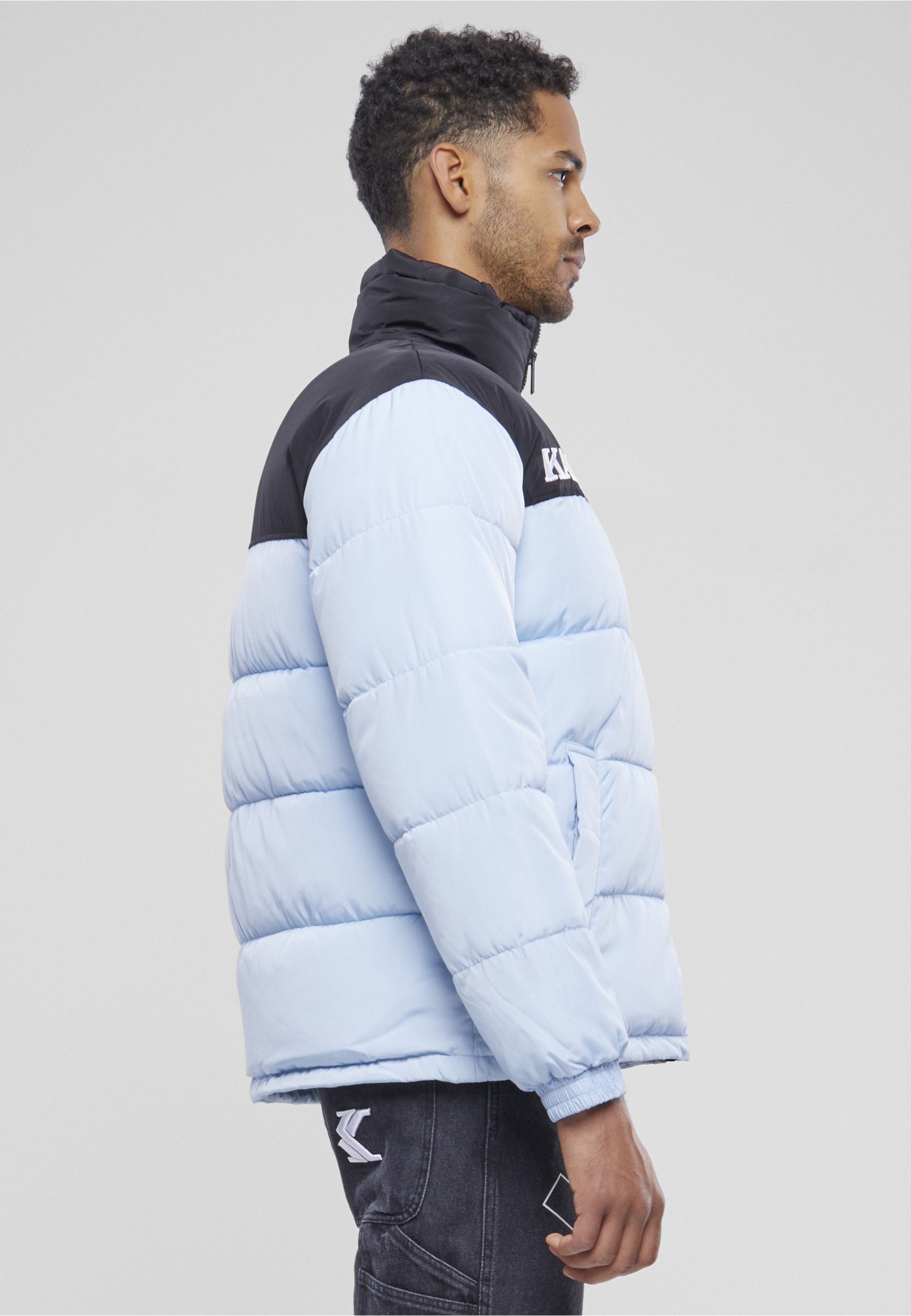 Karl Kani Winterjacke »Karl Kani Damen KM-JK012-090-02 KK Retro Essential Puffer Jacket« 1 Stk. tlg. ohne Kapuze