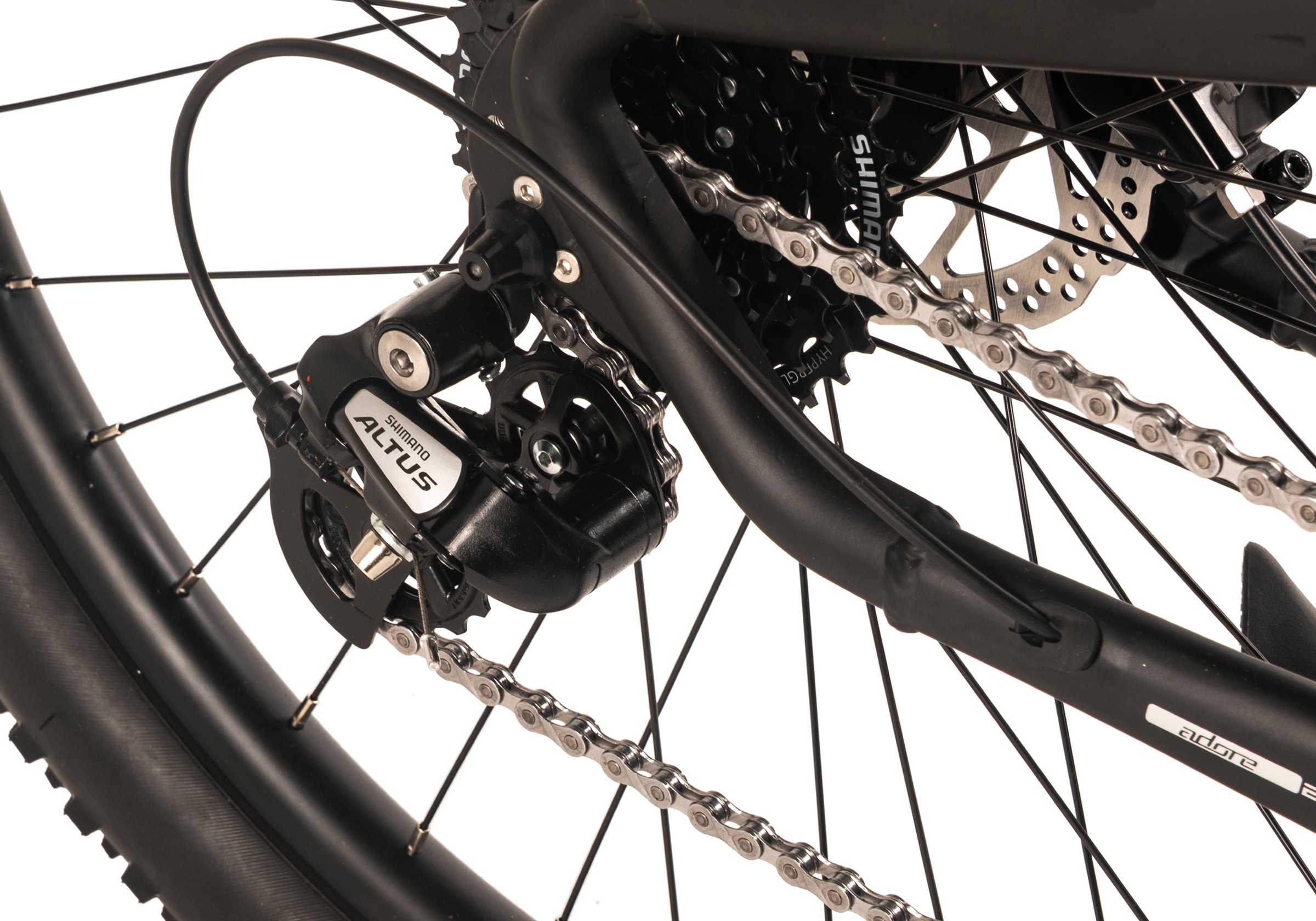 Adore E-Bike »28" Alu Urban E-Bike CX-501 Mittelmotor 85NM / 15Ah Schwarz matt«, 8 Gang, Shimano, Altus, Mittelmotor 250 W