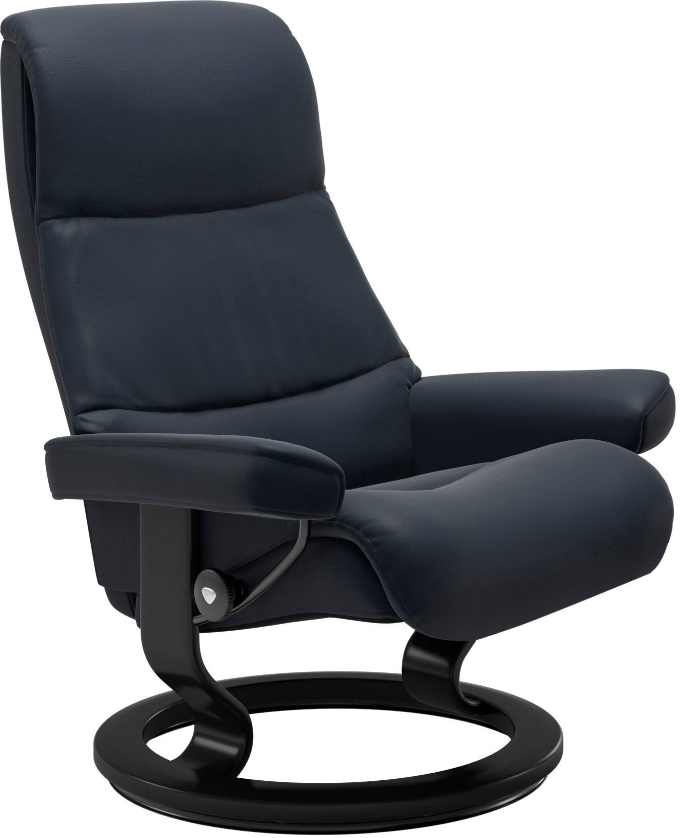 Stressless "View" Set, Relaxsessel mit Hocker, mit Classic Base, Größe M,Ge günstig online kaufen
