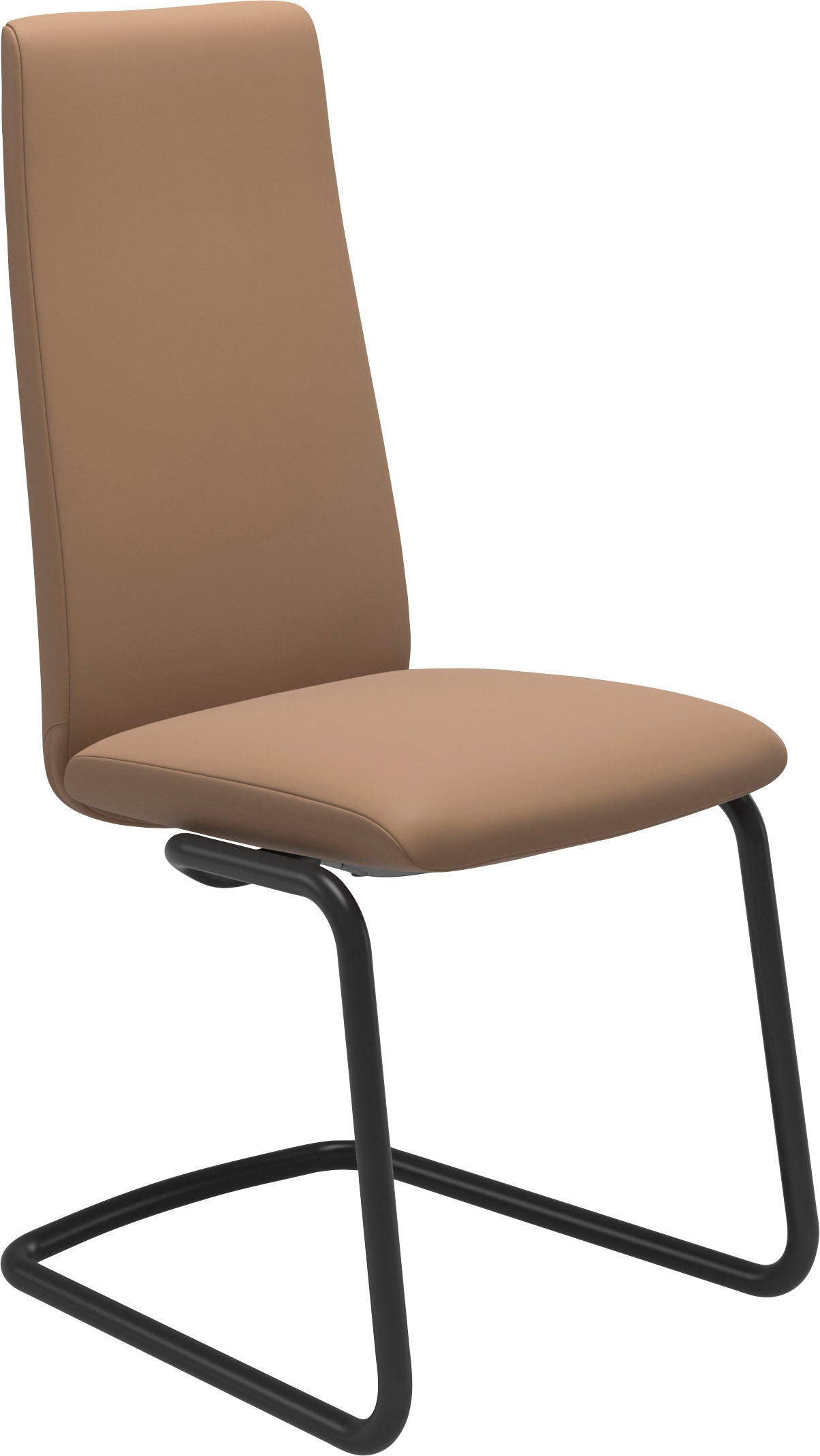 Stressless® Polsterstuhl »Laurel«, Leder BATICK, High Back, Größe M, mit Beinen aus Stahl in Schwarz matt