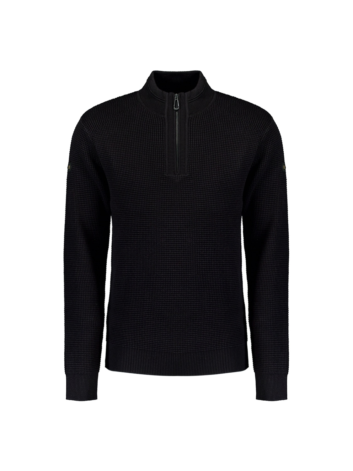 NO EXCESS Stehkragenpullover, mit Zipper