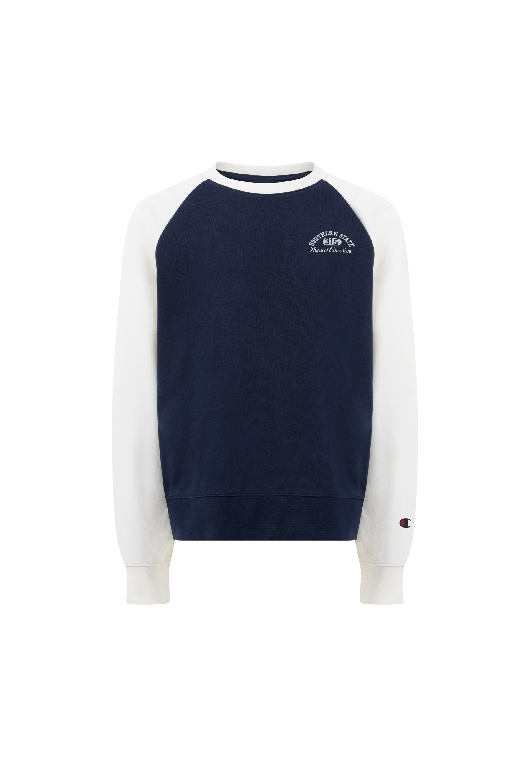 Champion Sweatshirt "ICONS Loose Fit Terry Crewneck Sweashirt", mit Rundhalsausschnitt, ohne Verschluss, aus Baumwolle und Polyester