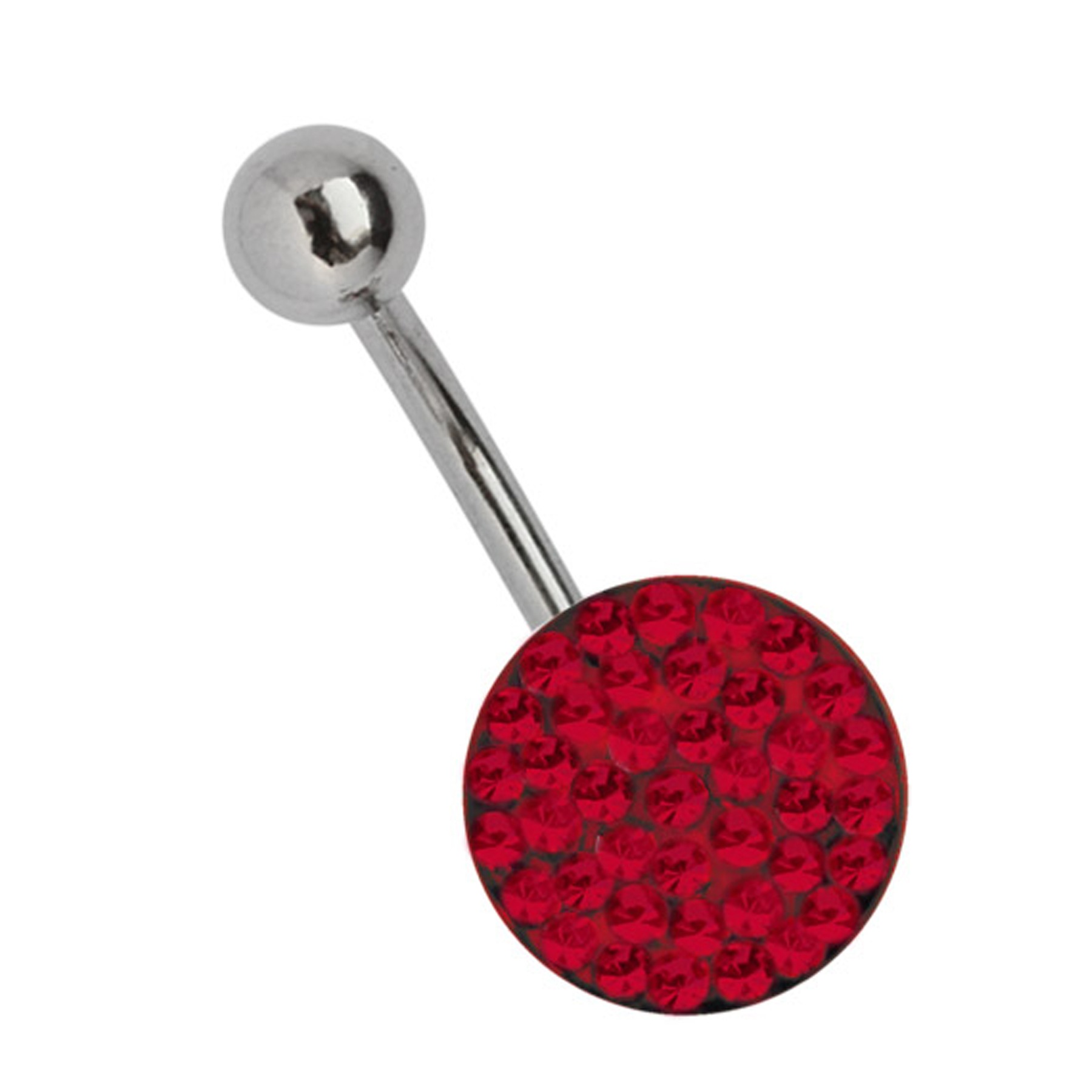 Bauchnabelpiercing »Piercing  Bauchnabelpiercing«, 11 mm Multi-Strass-Platte