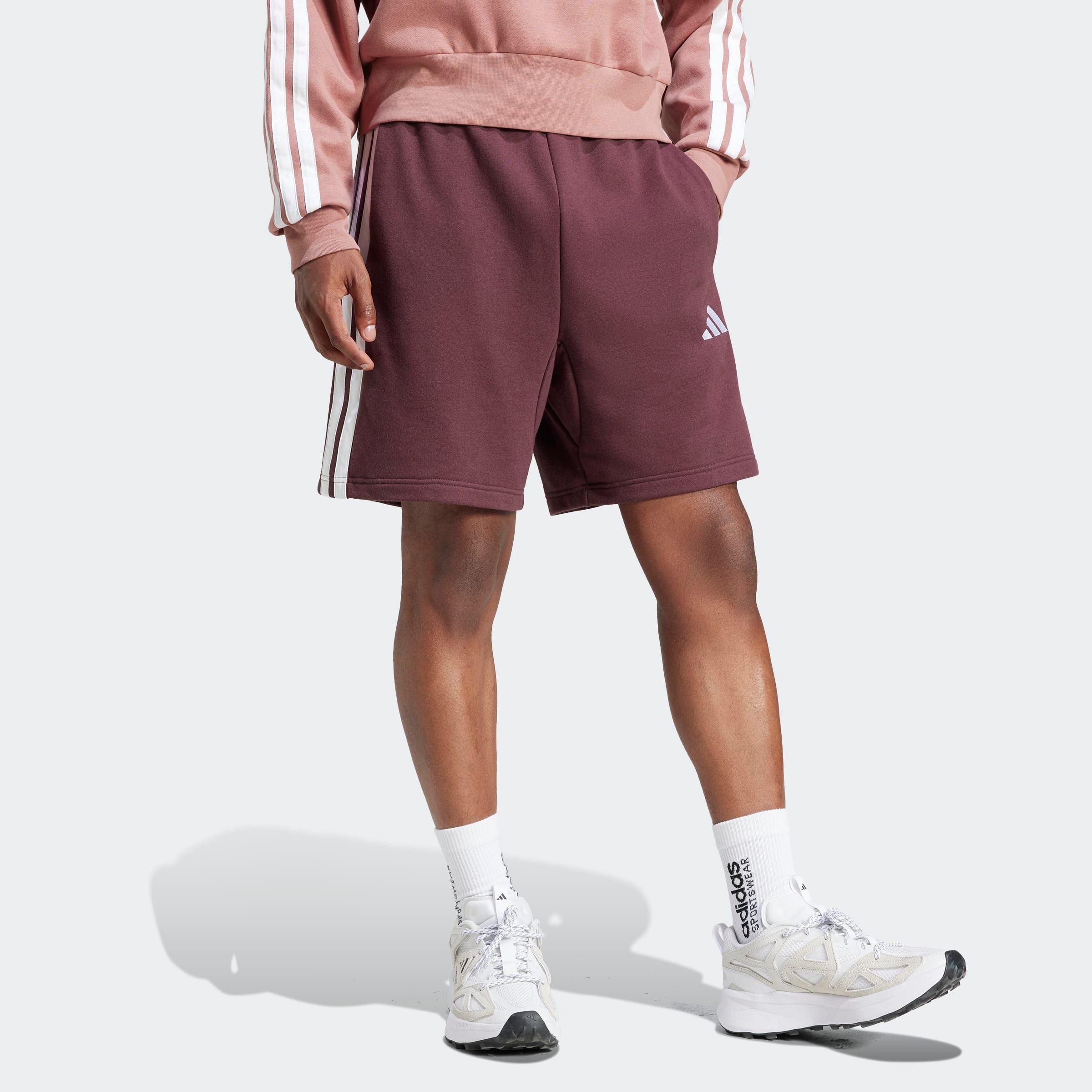 adidas Sportswear Shorts "ESSENTIALS 3-STREIFEN FRENCH TERRY" für Laufaktiv günstig online kaufen