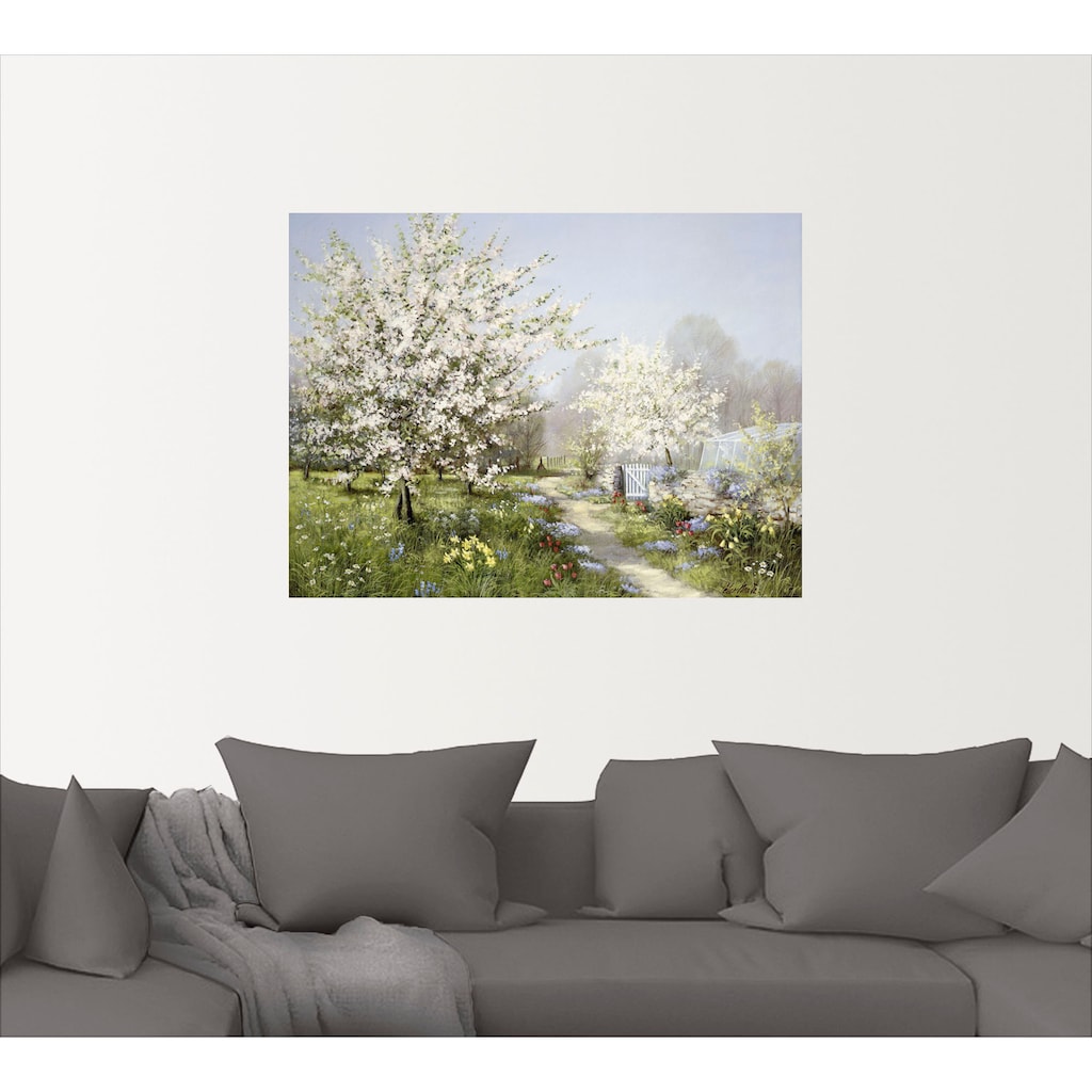 Artland Wandbild »Frühlingsblüten«, Wiesen & Bäume, (1 St.)