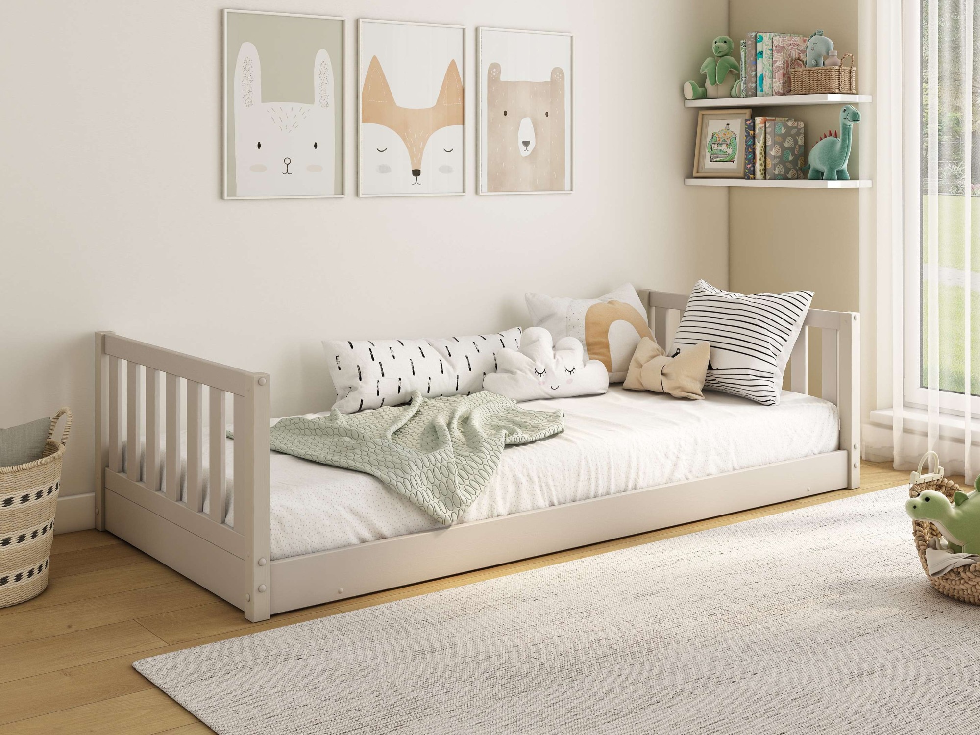 OTTO home Kinderbett »Avelin« aus massiver Kiefer, 90x200, FSC® zertifiziert