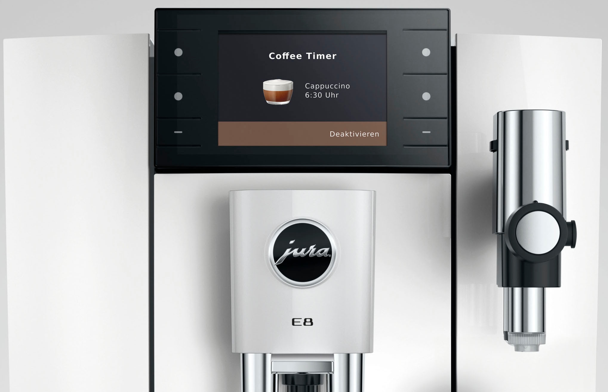 JURA Kaffeevollautomat »15747 E8 Piano White (ED)«