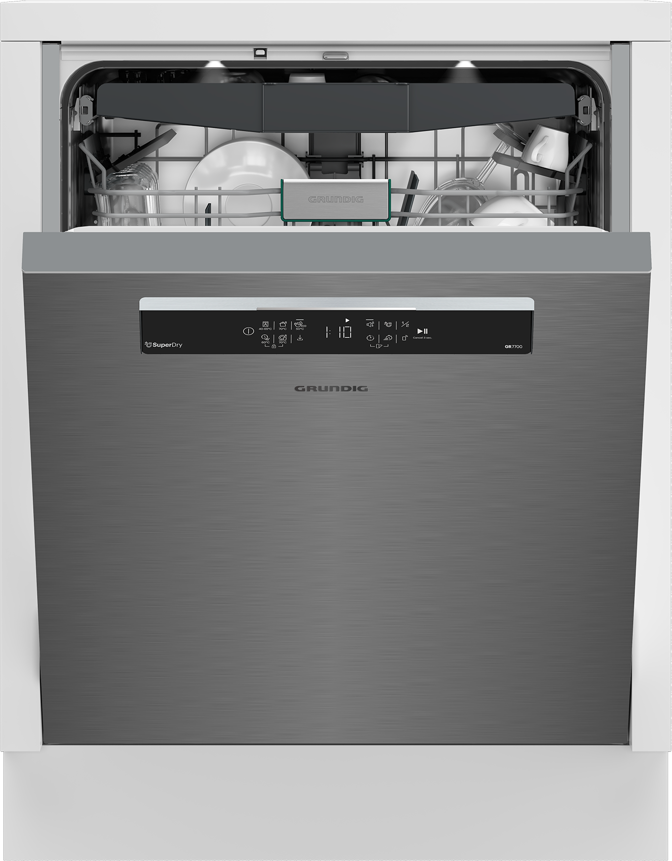 Grundig Unterbaugeschirrspüler »GNUP4410XDW 7637791677«, 14 Maßgedecke, QuietWash