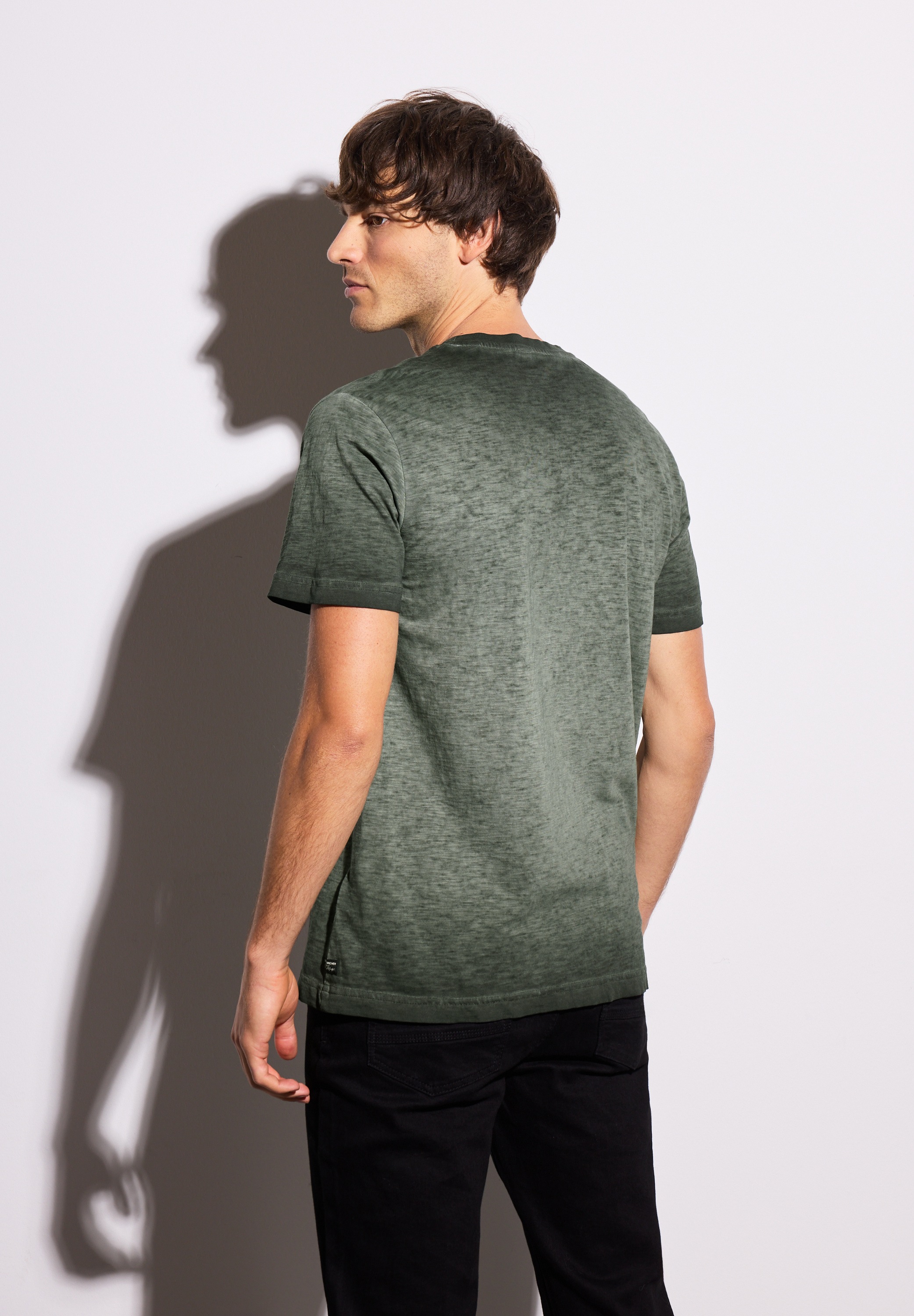 STREET ONE MEN T-Shirt, aus reiner Baumwolle günstig online kaufen