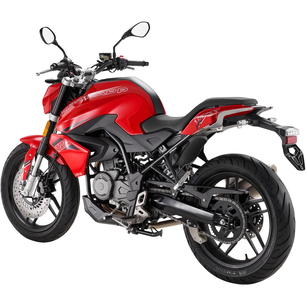 Zündapp Motorrad »ZRN 125 Naked E5 ABS«, 124 cm³, 102 km/h, Euro 5, 15 PS