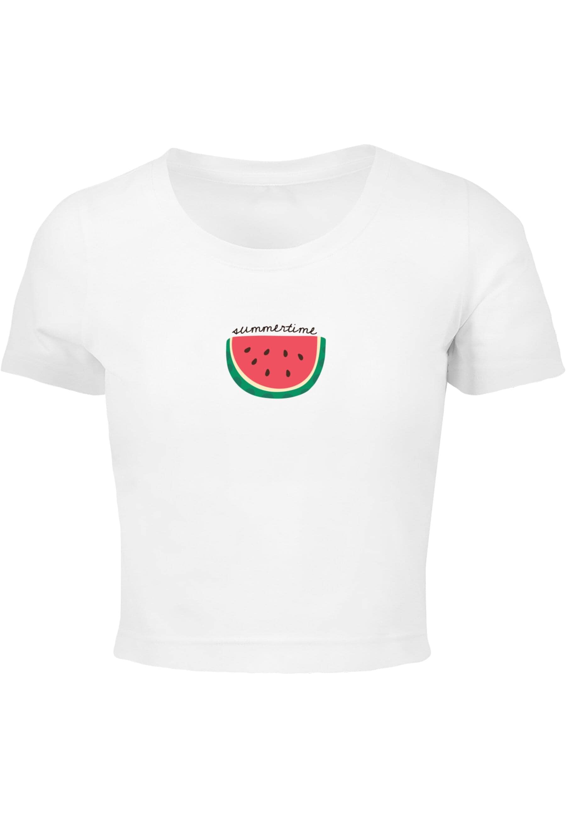Merchcode T-Shirt "Merchcode Damen Ladies Summer - Summertime Cropped Tee" günstig online kaufen