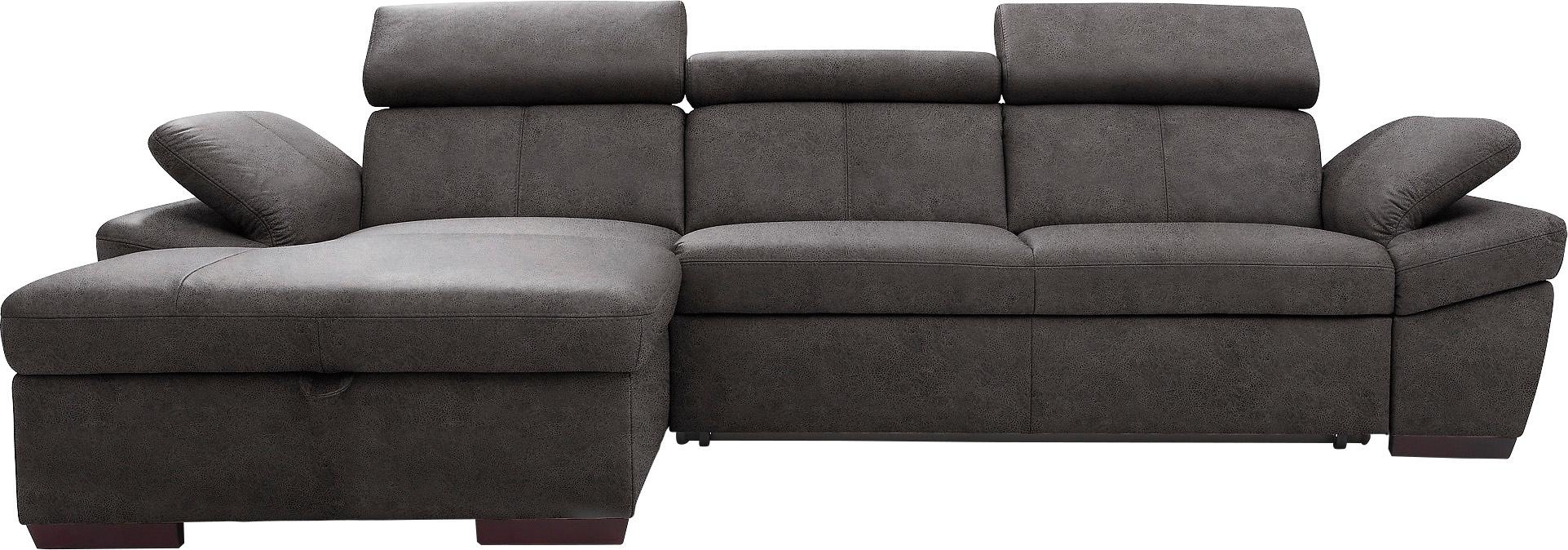 exxpo - sofa fashion Ecksofa "Salerno, Funktionssofa, Breite 280cm, hoher S günstig online kaufen
