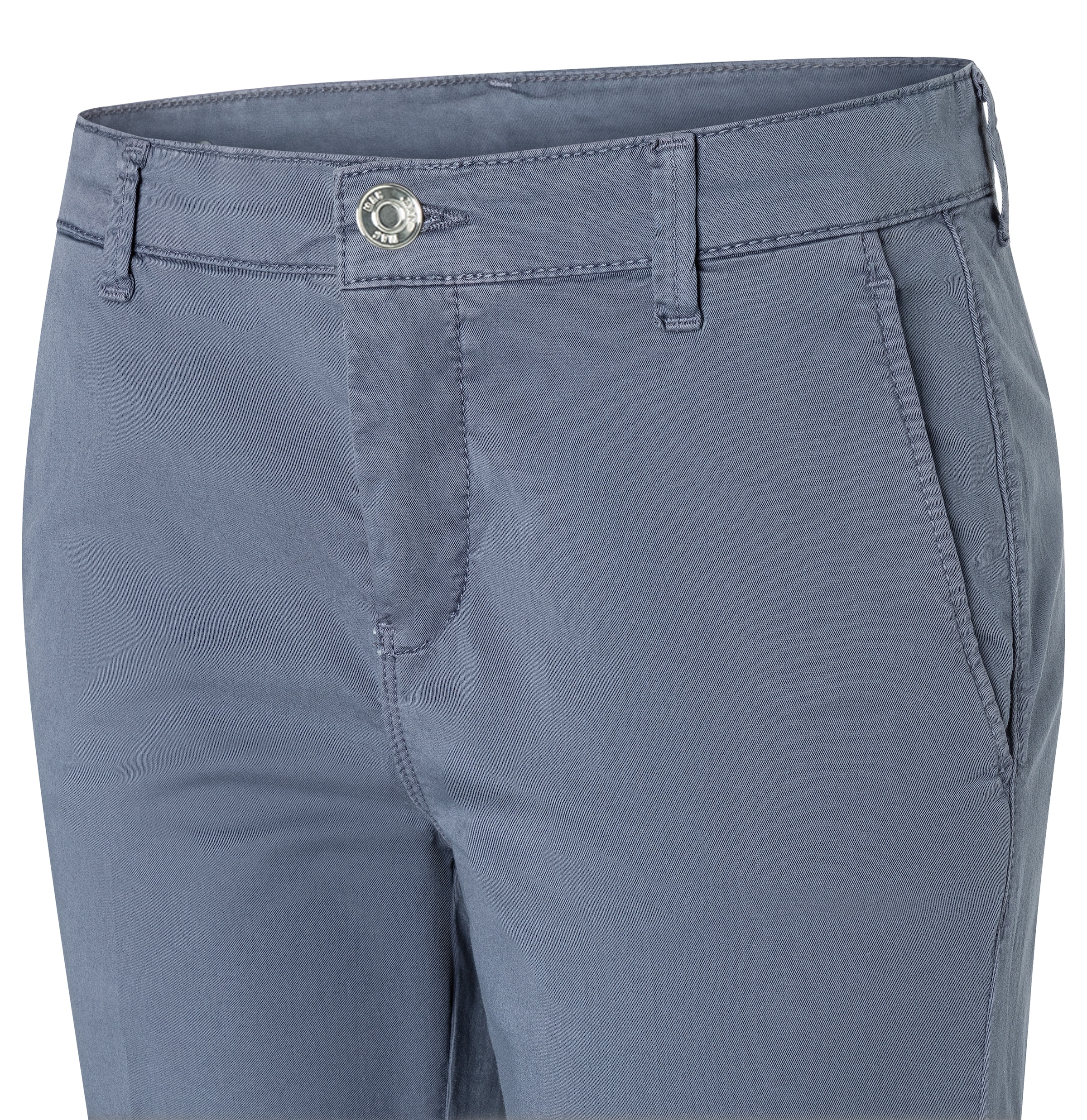 MAC Chinohose »CHINO turn up«, mit dezentem Glanz, elegant und sportiv zugleich