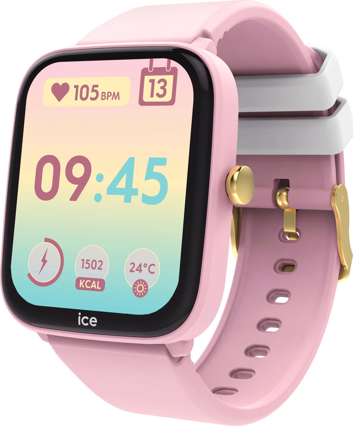 ice-watch Smartwatch »ICE smart junior 2.0«, Armbanduhr, Mädchenuhr, Kinderuhr, Silikonarmband, Spiele, Sportprofil)