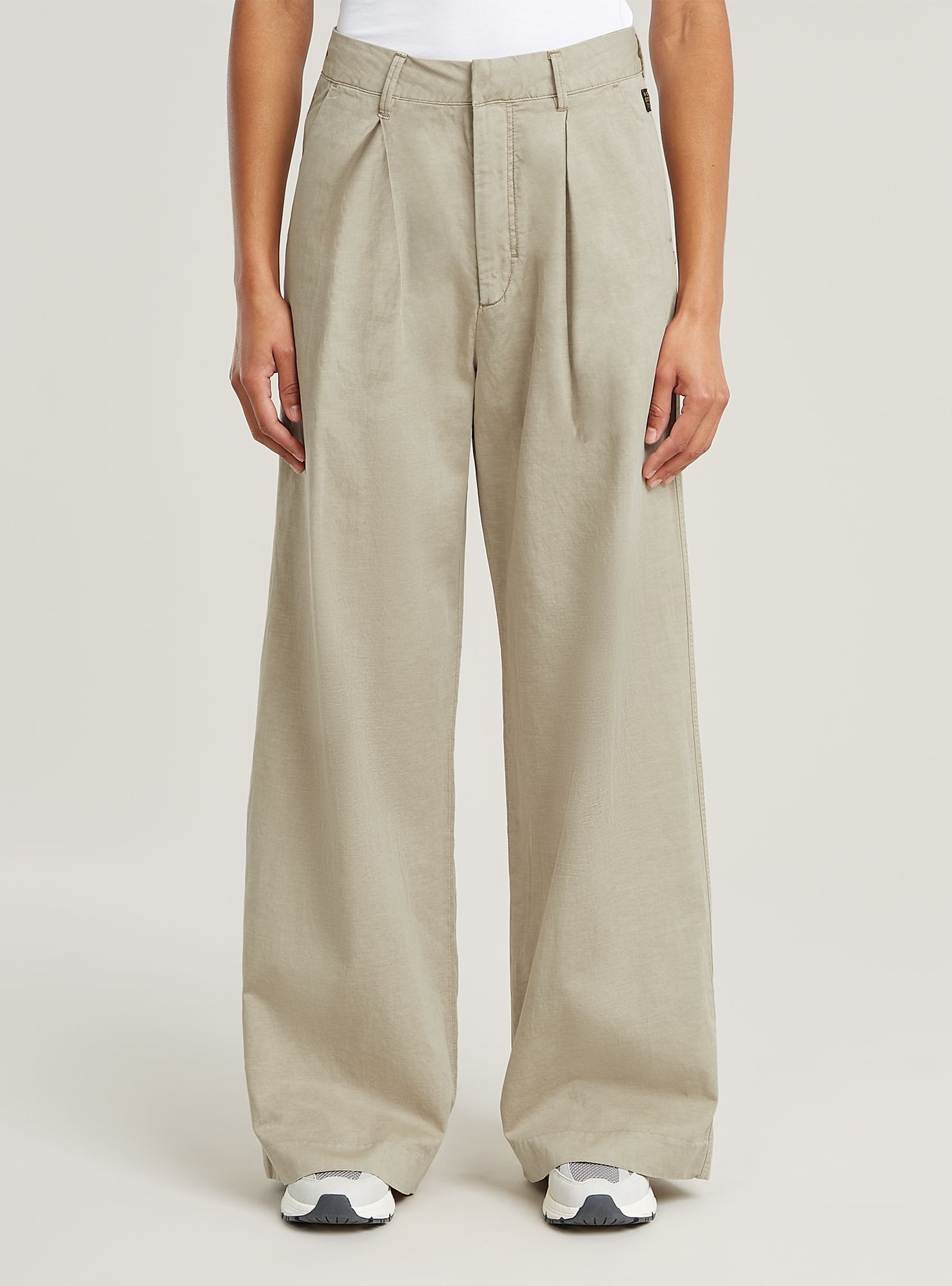 G-STAR Chinohose "Hose Fluid mit weitem Bein" günstig online kaufen