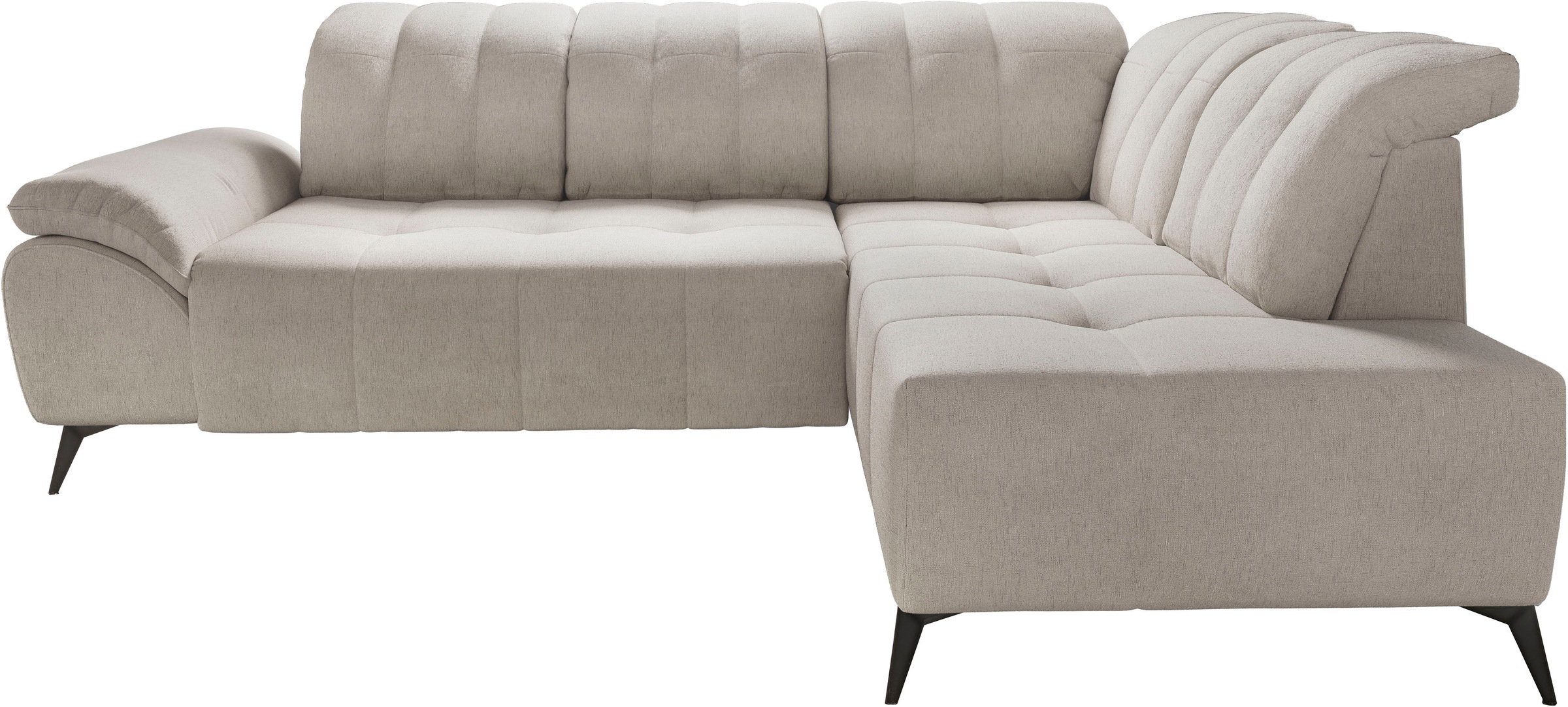 Home Affaire Fiore Corner Sofa electric adjustable taupe 272cm