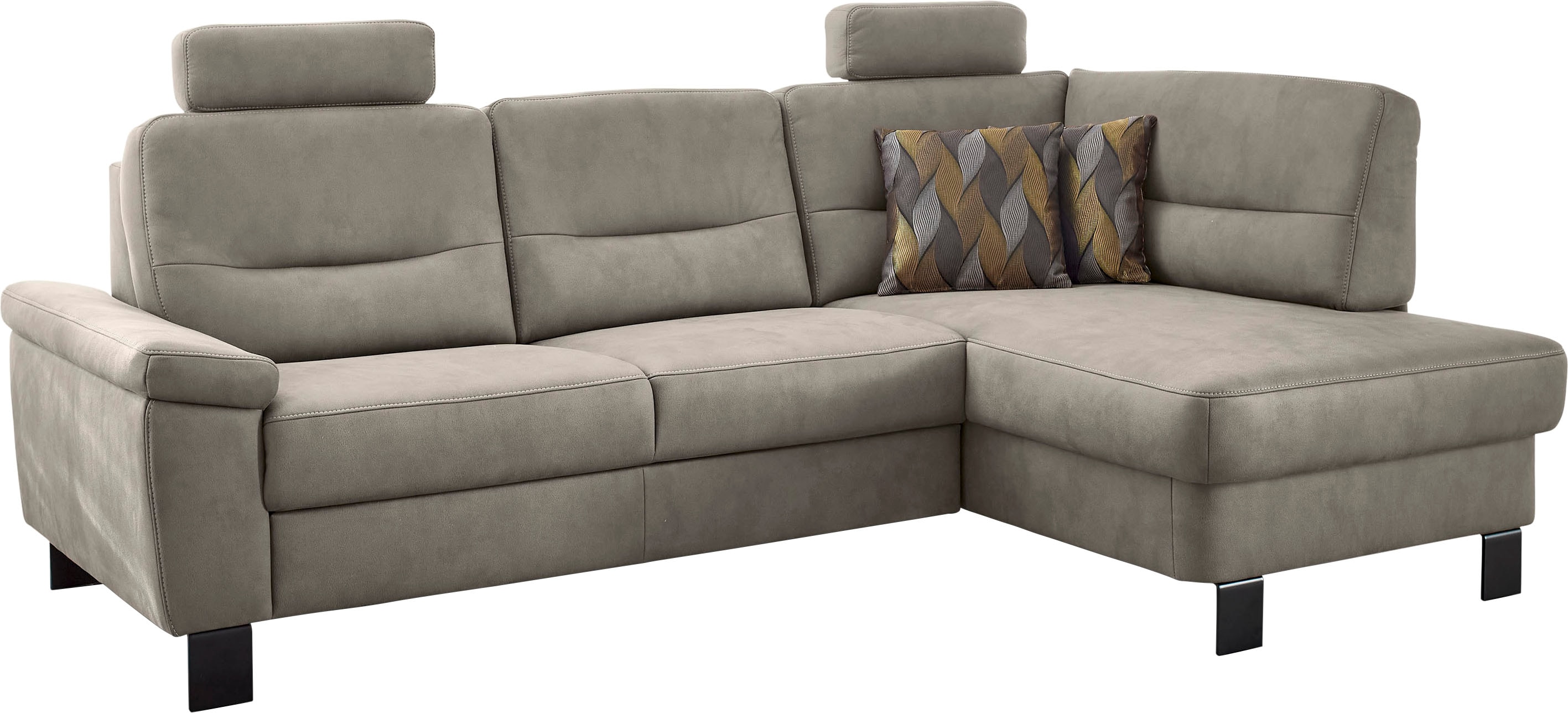 Die PlanBar Ecksofa "PP-PF23172 L-Form, Breite 244 cm" Eckgarnitur mit besonders kleinem Stellmaß ca. 160 x 244 cm