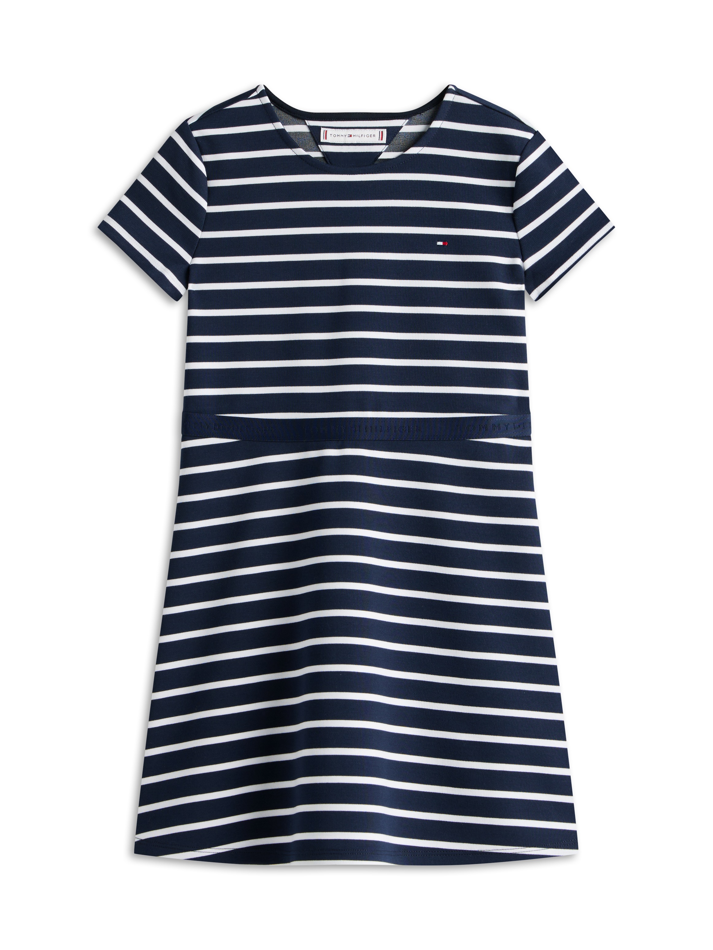 Tommy Hilfiger Skaterkleid »ESSENTIAL PUNTO SKATER DRESS SS« Ohne Tasche Kinder bis 16 Jahre, regular fit