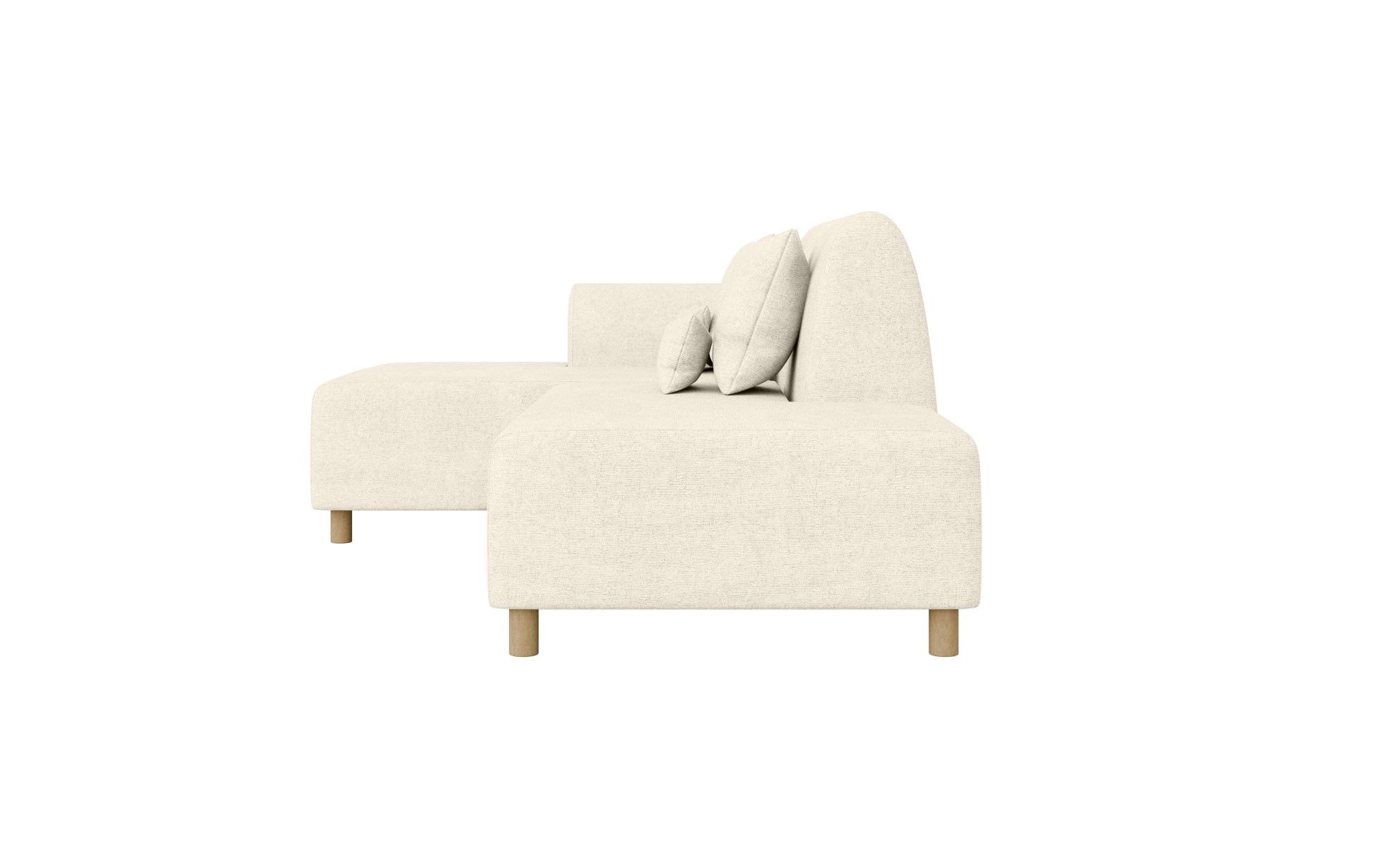 INOSIGN Ecksofa »Suyala«, L-Form mit Hocker