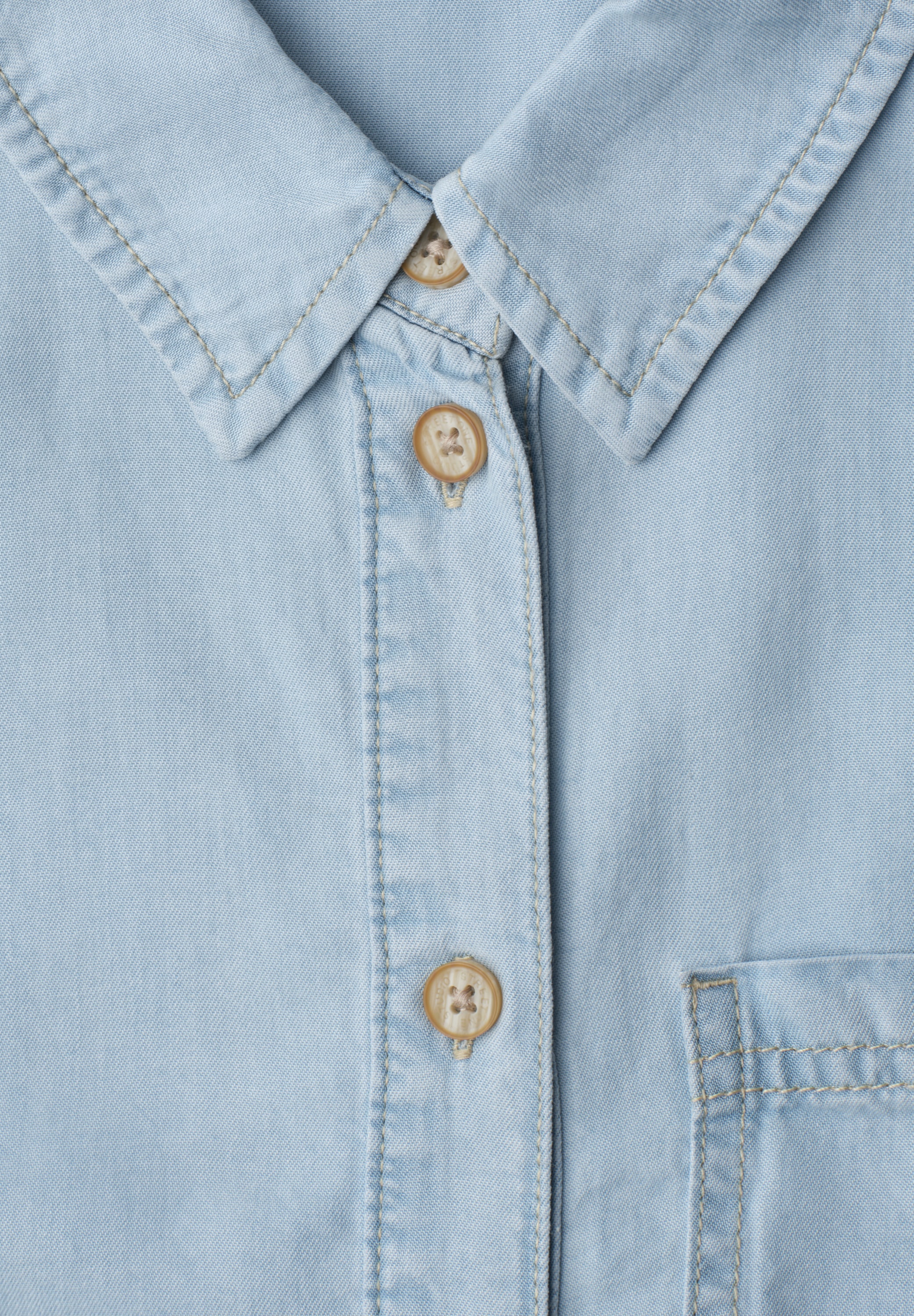 STREET ONE STUDIO Jeansbluse im Denim-Style