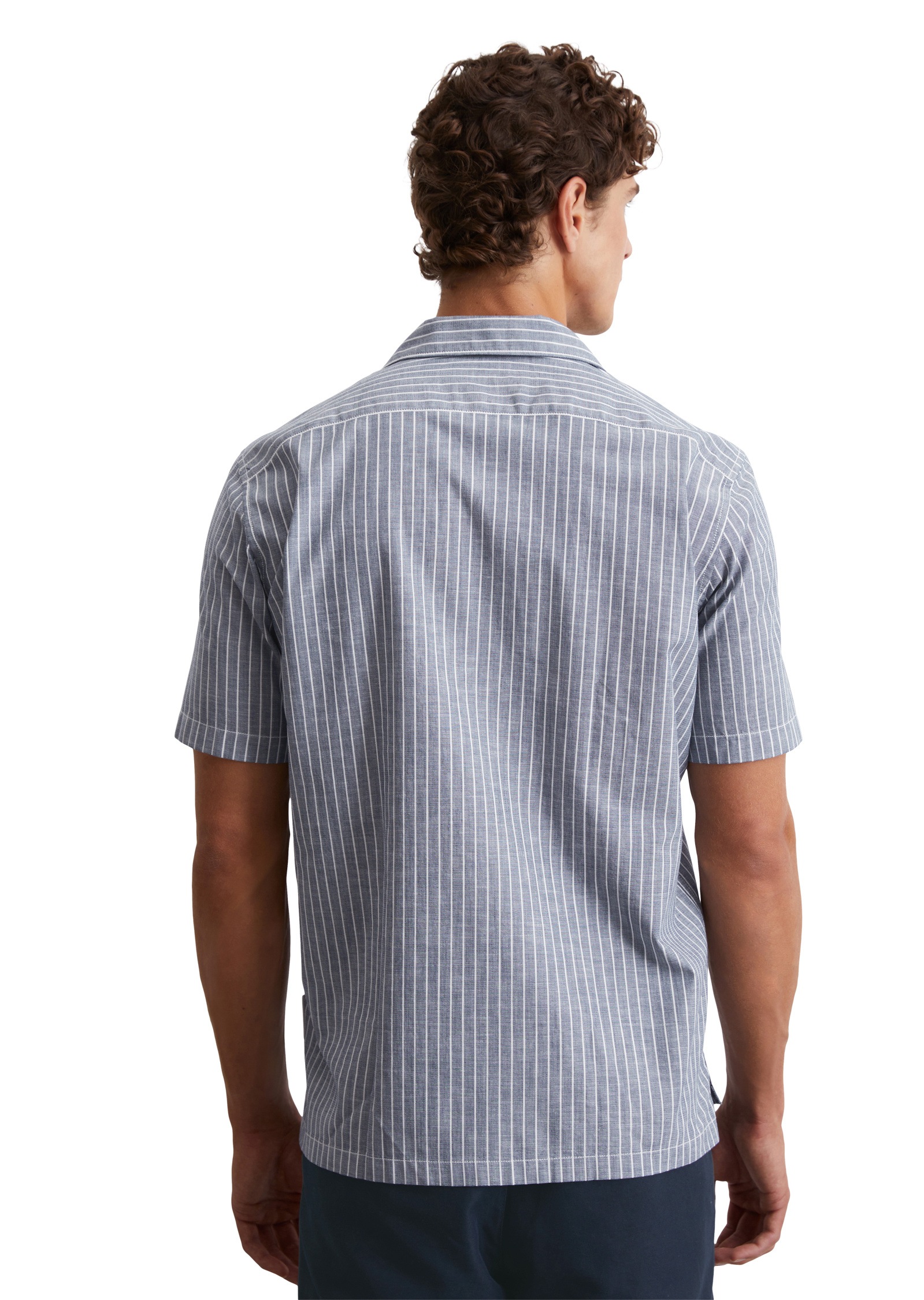 Thumbnail - Marc OPolo Kurzarmhemd "aus reiner Bio-Baumwolle"