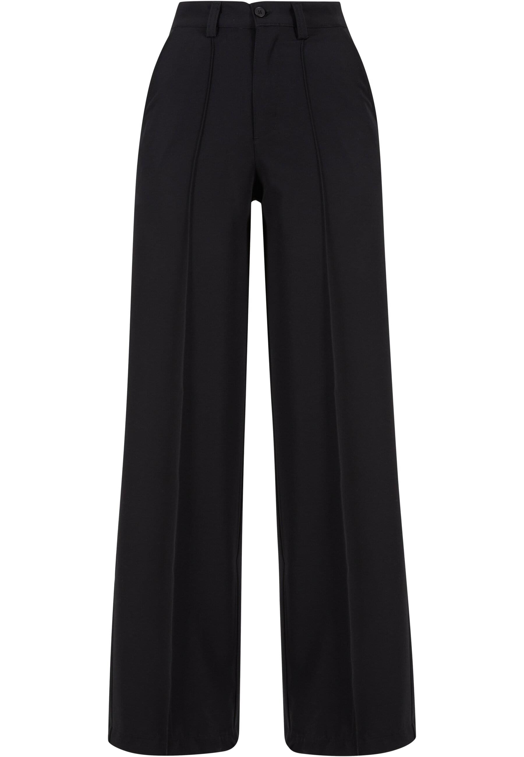 URBAN CLASSICS Stoffhose "Urban Classics Damen Ladies Wide Pleated Pants", (1 tlg.)