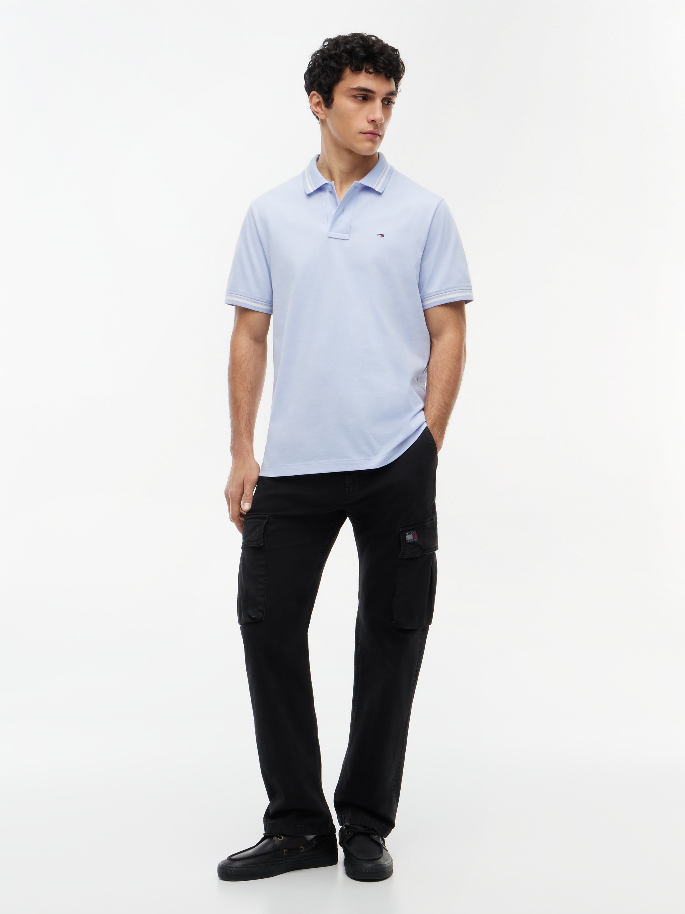 Tommy Jeans Poloshirt »TJM REGULAR TIPPED« Regular fit mit Polokragen