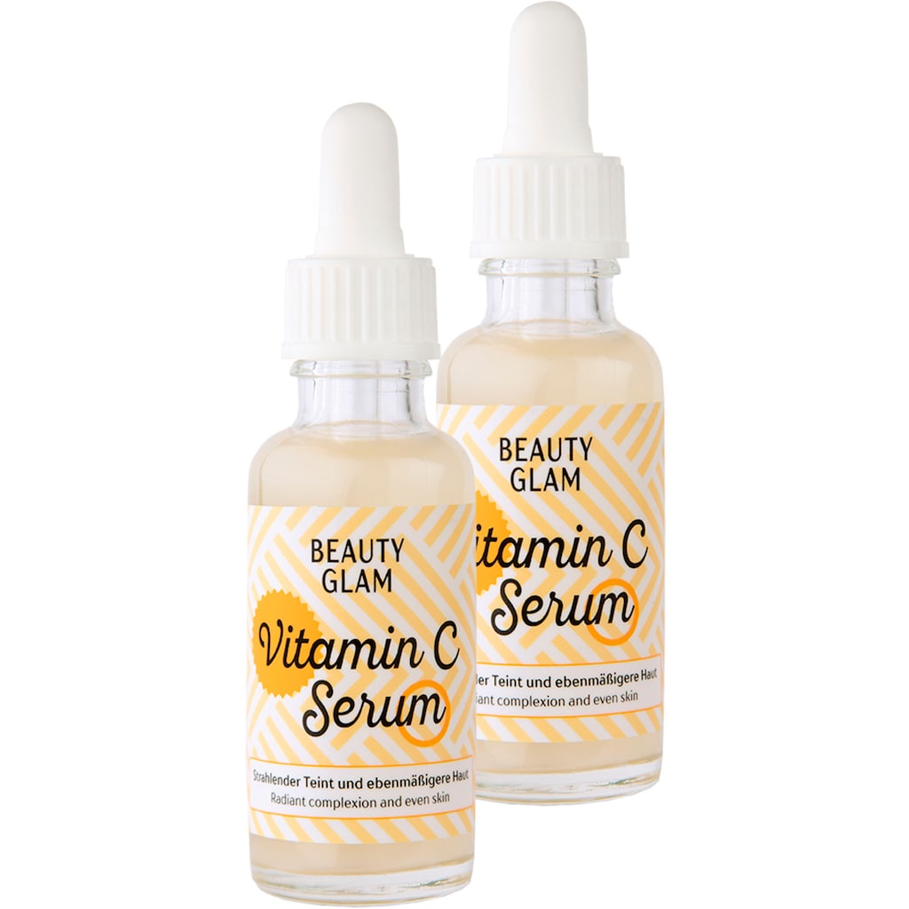 BEAUTY GLAM Gesichtspflege-Set »Vitamin C Serum«, (2 tlg.)