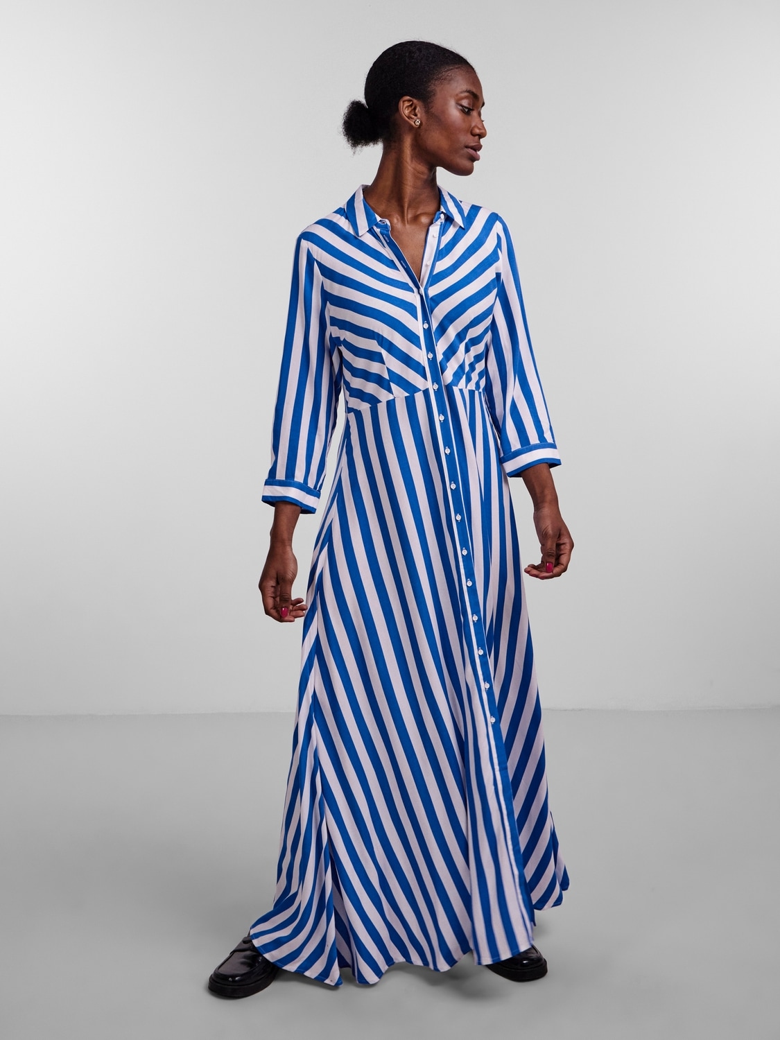 Y.A.S Hemdblusenkleid "YASSAVANNA LONG SHIRT DRESS", mit 3/4 Ärmel günstig online kaufen