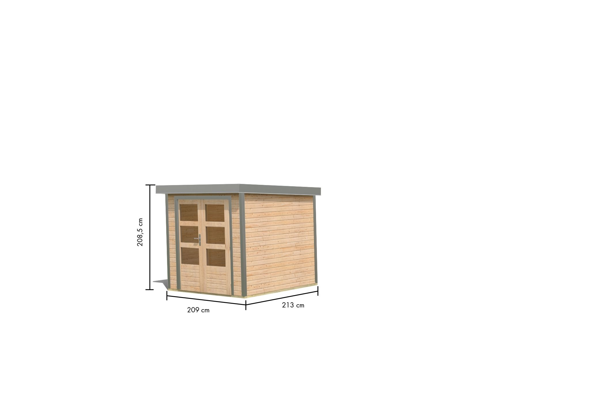 Karibu Gartenhaus »Jupiter 2 A«