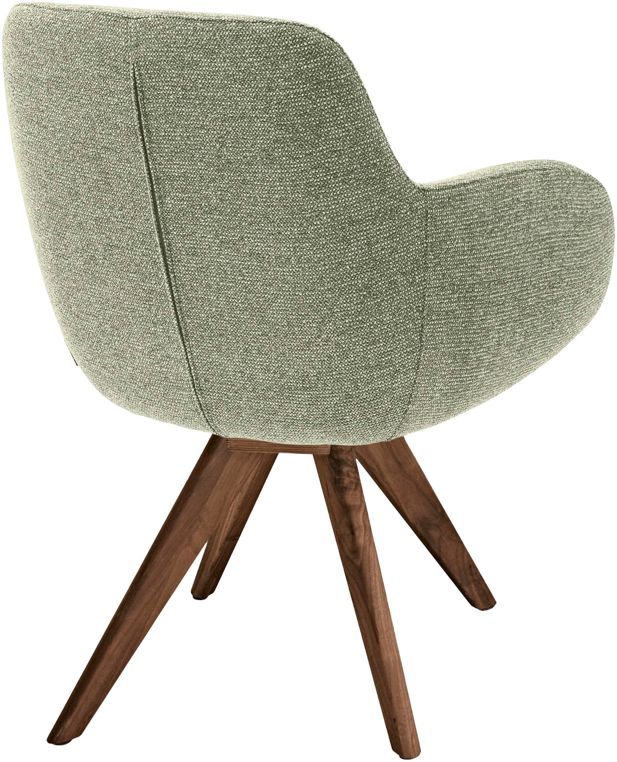 Musterring Esszimmerstuhl »Tavia«, (Set), Chenille, Stativgestell Wildnussbaum, Drehfunktion optional, diverse Farben