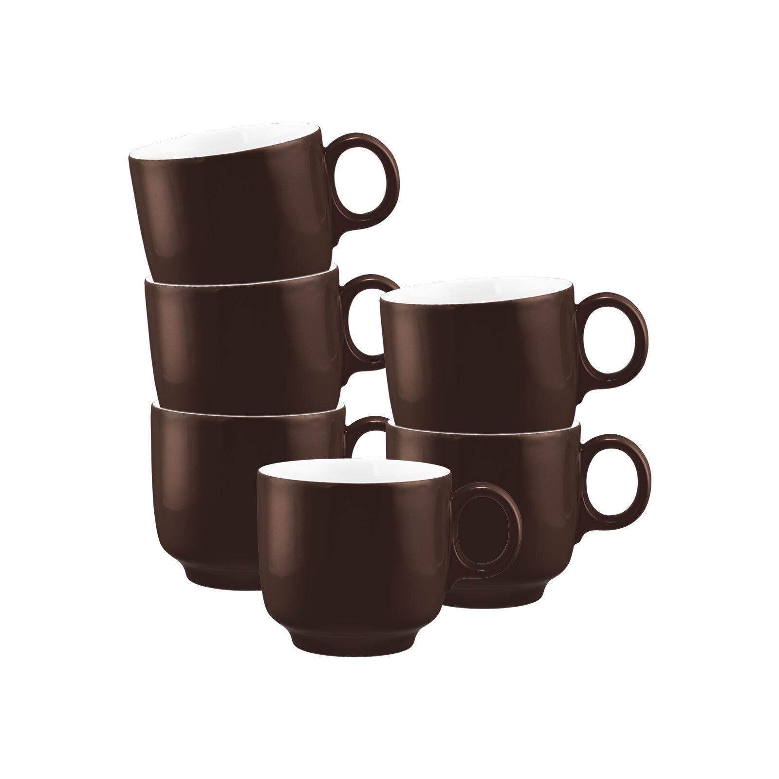 Seltmann Weiden Tasse »Cappuccinotassen Sento Home Pure Colors 300 ml 6er Set« Spülmaschinengeeignet, Mikrowellengeeignet, Ofenfest, Salamandergeeignet, Kühlschrankgeeignet, Gefrierschrankgeeignet