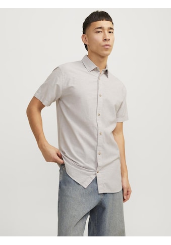 Kurzarmhemd »JJESUMMER LINEN BLEND SHIRT SS SN«