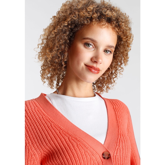 Tamaris Cardigan »Cardigan Dreiknopf« bestellen | BAUR