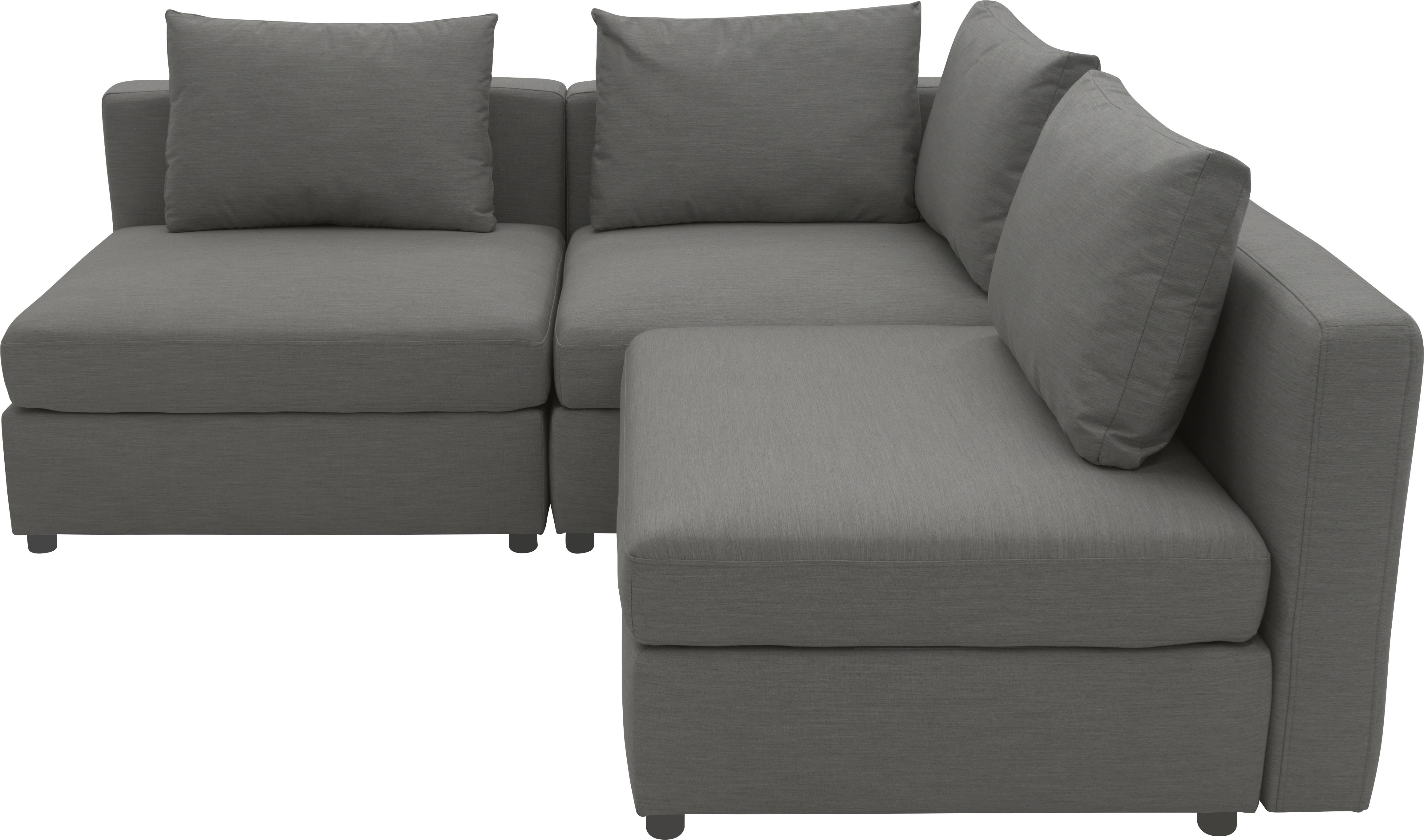 Thumbnail - DOMO collection Ecksofa "Solskin, individuell erweiterbar/kombinierbar L-Form", mit losen Kissen. Rücken- und Seitenteil...
