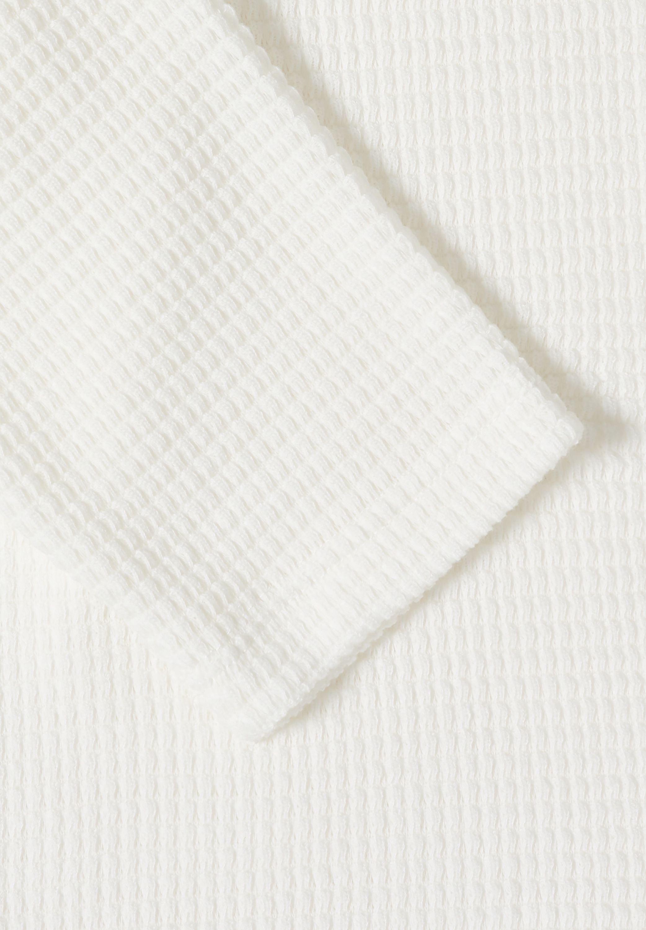 Cecil Shirtjacke Offene 3/4-Arm Jacke im Ajour-Look