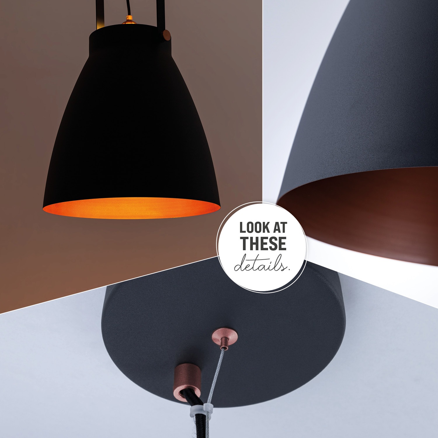 Paco Home Pendelleuchte »BOONE PD«, 1 flammig, Leuchtmittel E27 | ohne Leuchtmittel, Stehleuchte Modern Wohnzimmer Industrial Scheinwerfer Design E27