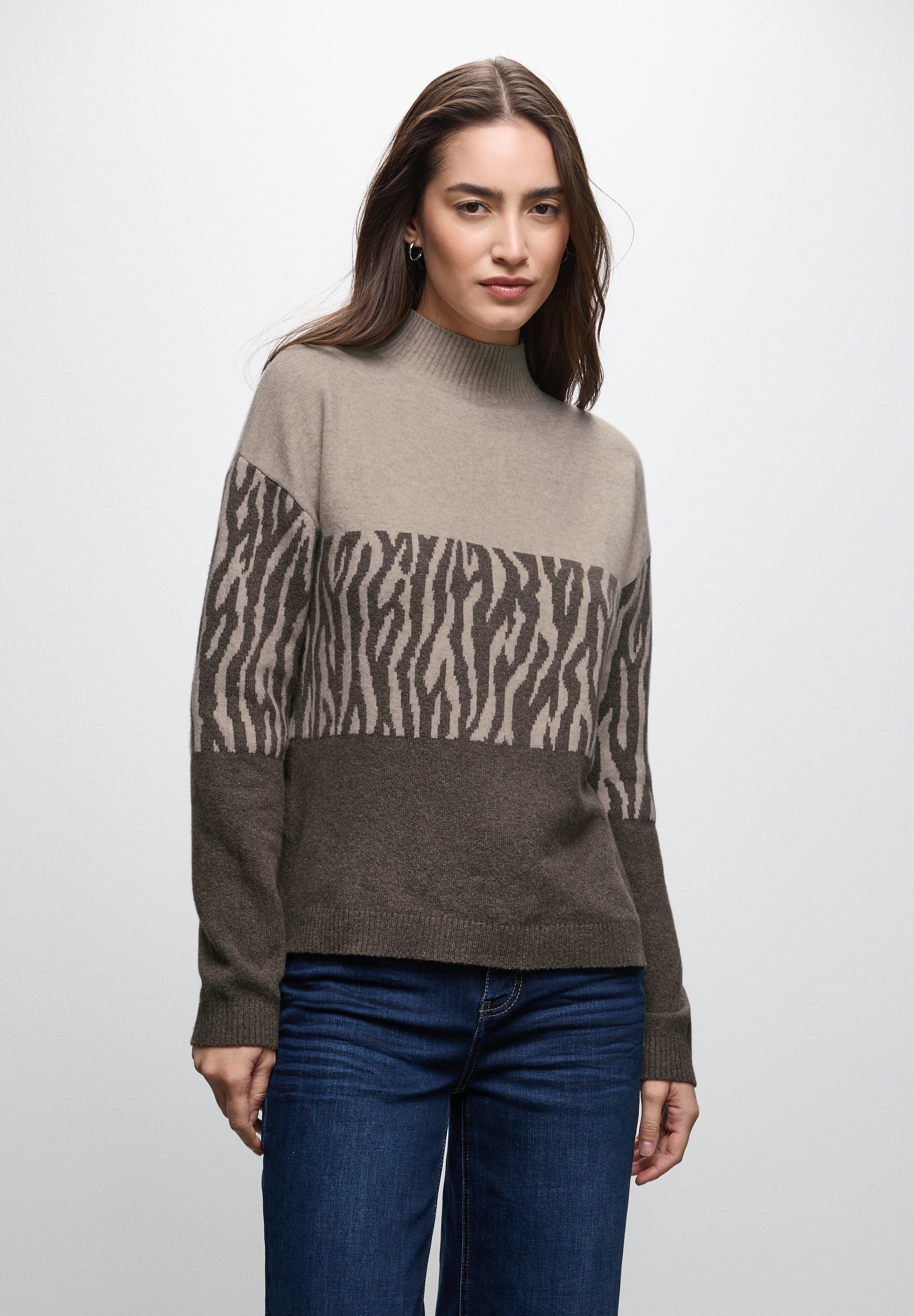 STREET ONE Strickpullover, im soften Baumwoll-Mix günstig online kaufen