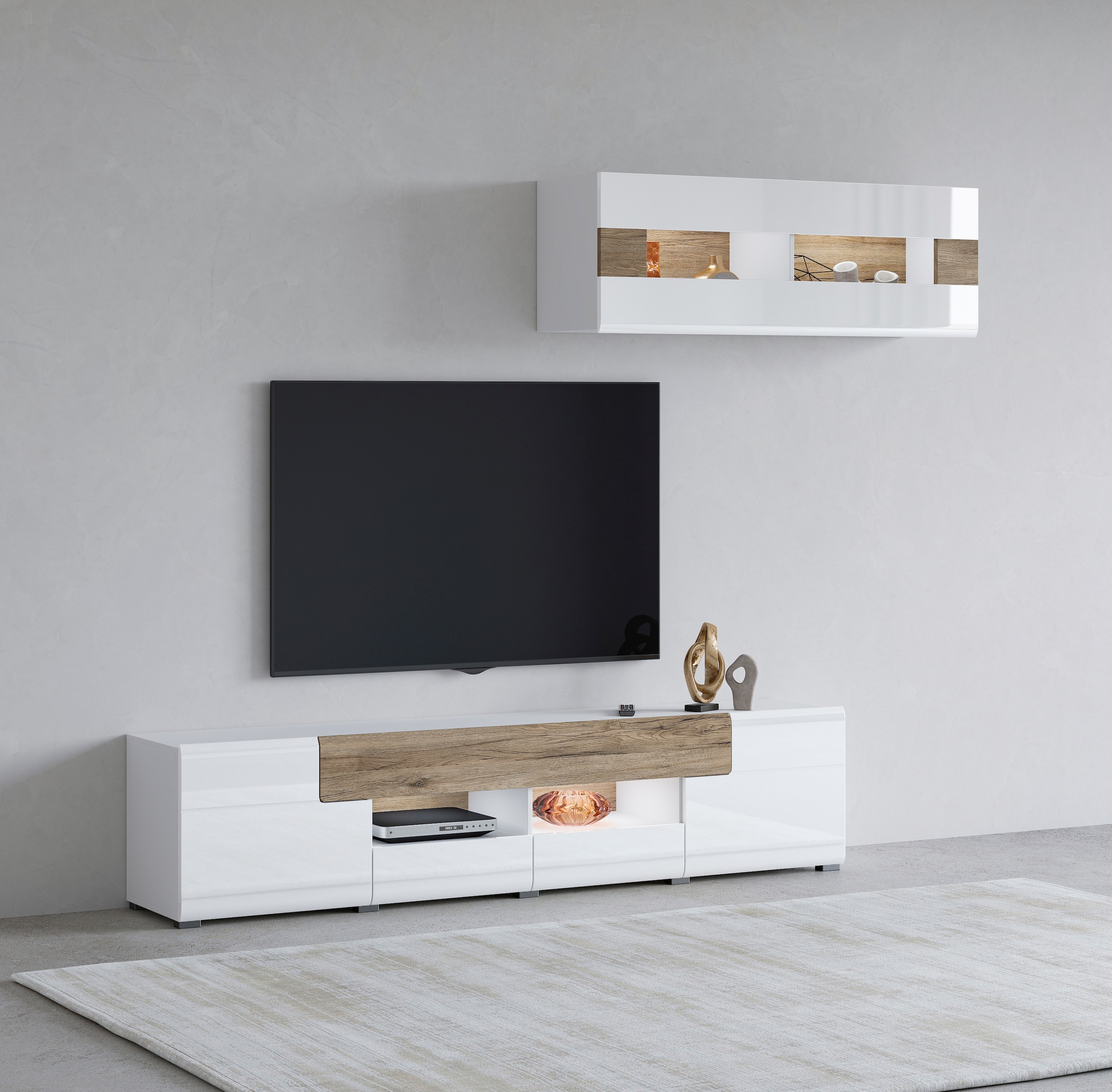 INOSIGN Wohnwand "Toledo" 2 Stk. tlg. günstig online kaufen