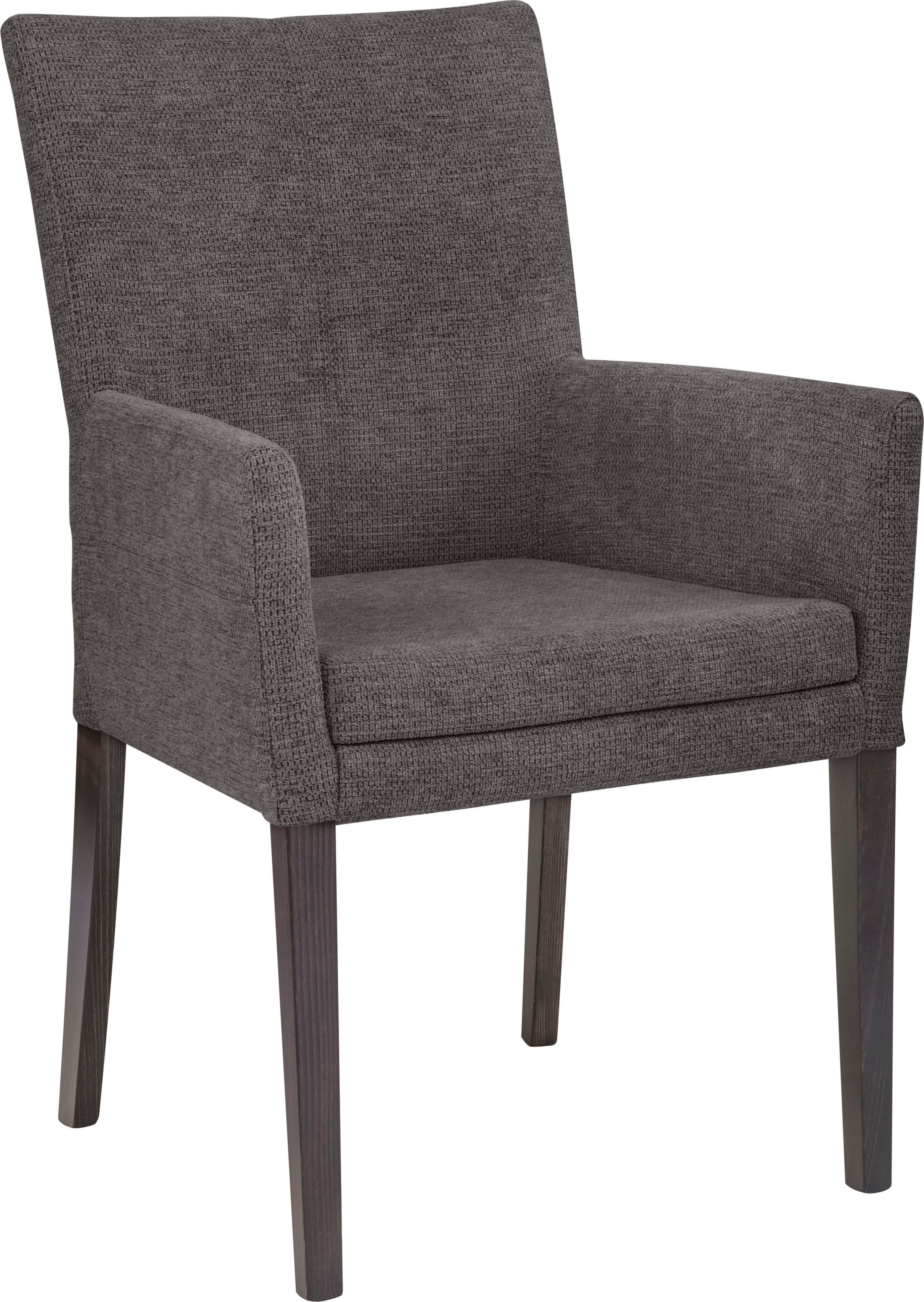 Home affaire Armlehnstuhl "Aspen" () Beine aus massiver Buche, wengefarben günstig online kaufen