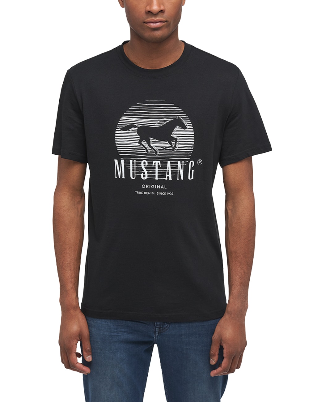 MUSTANG T-Shirt »Mustang Print-Shirt«, Mustang T-Shirt BAUR T-Shirt | ▷ kaufen