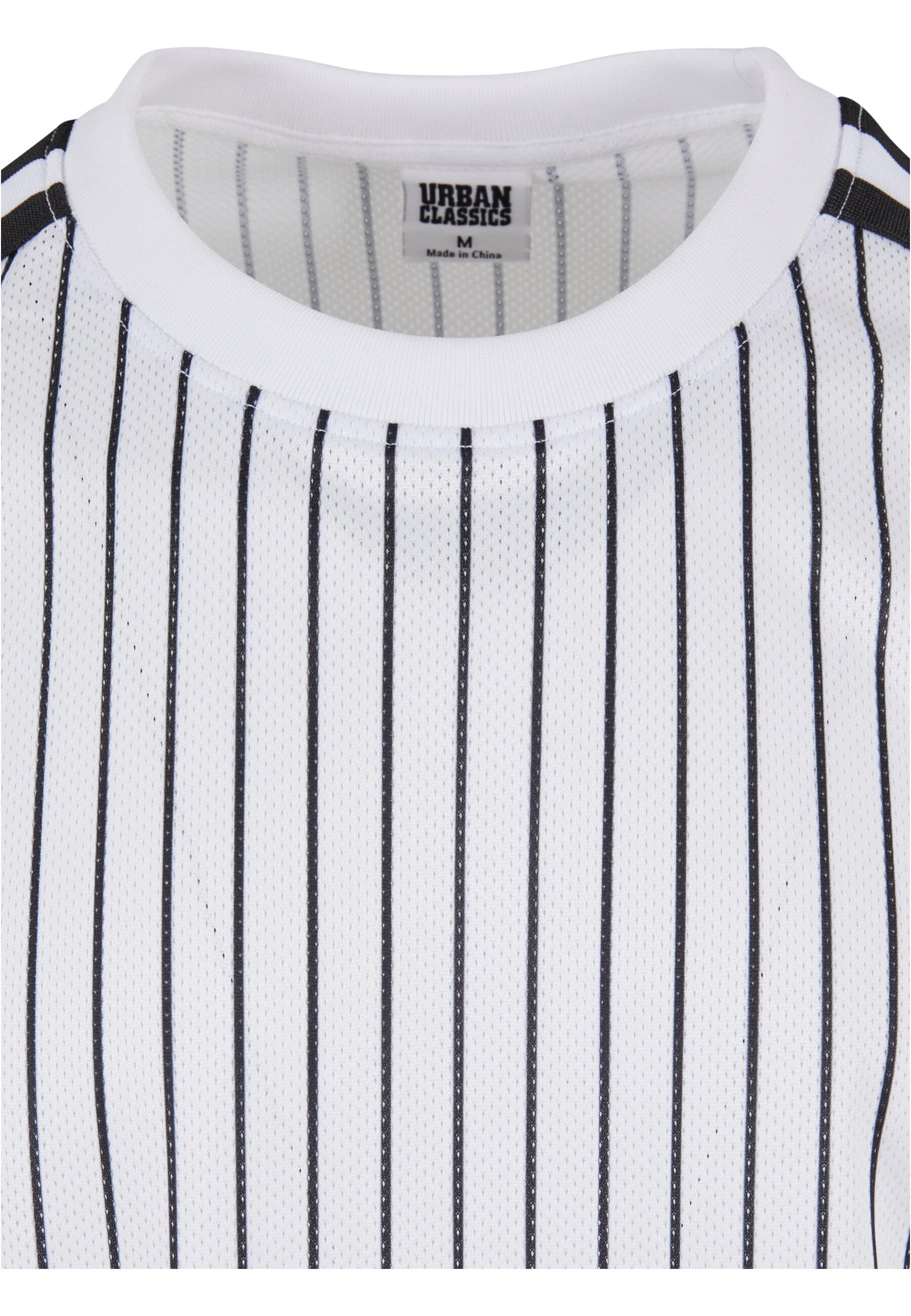 URBAN CLASSICS T-Shirt »Urban Classics Herren Oversized Striped Mesh Tee«, (1 tlg.)