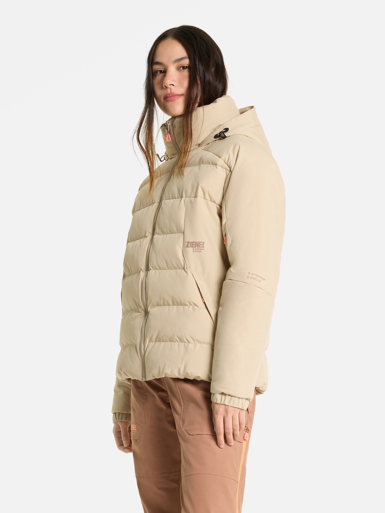 Ziener Skijacke »ROSVALDI-Z AQUASHIELD® DAMEN« wasser- u. winddicht, atmungsaktiv, warm durch synthetische Daune