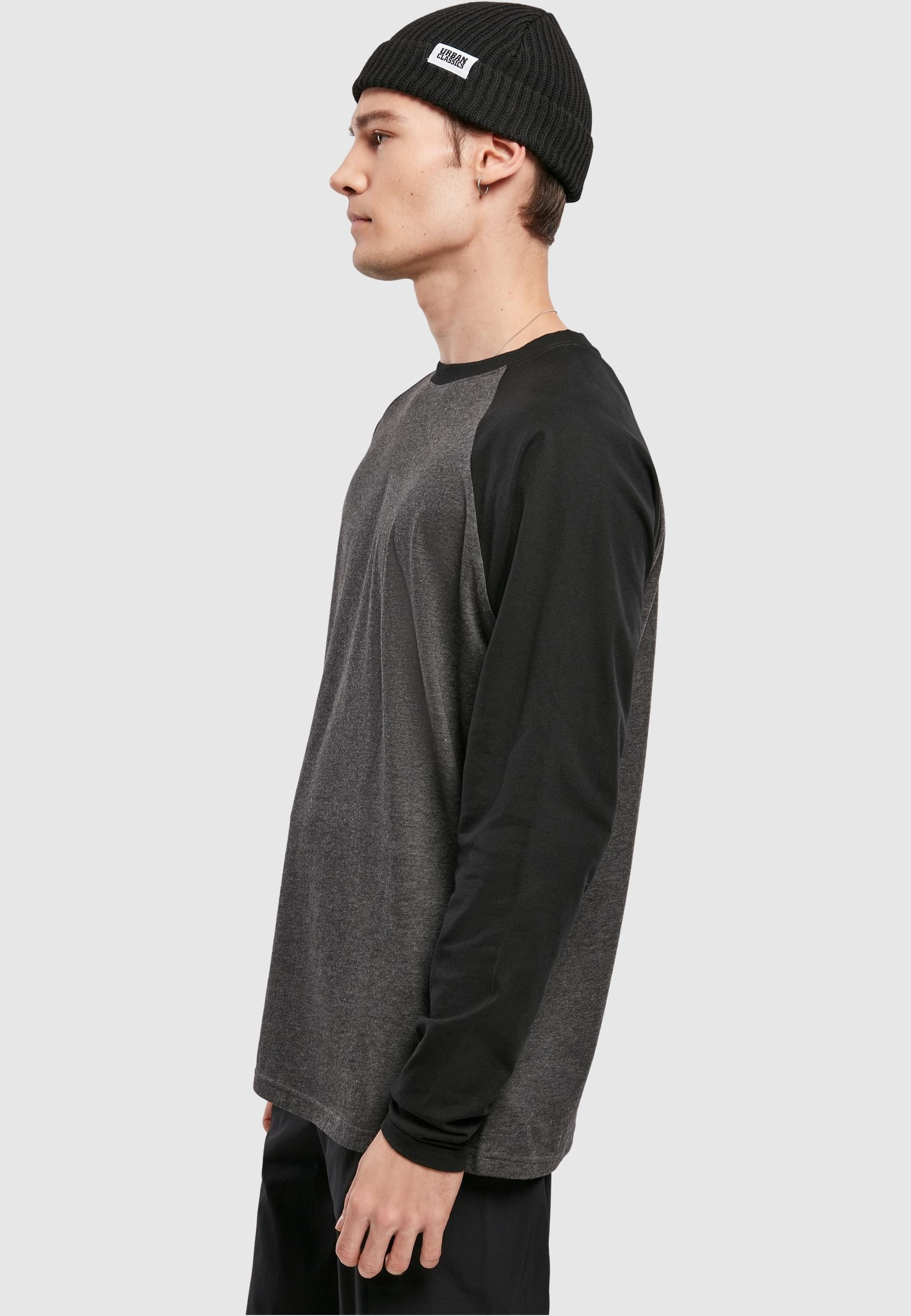 URBAN CLASSICS Longsleeve »Urban Classics Herren Raglan Contrast LS«, (1 tlg.)